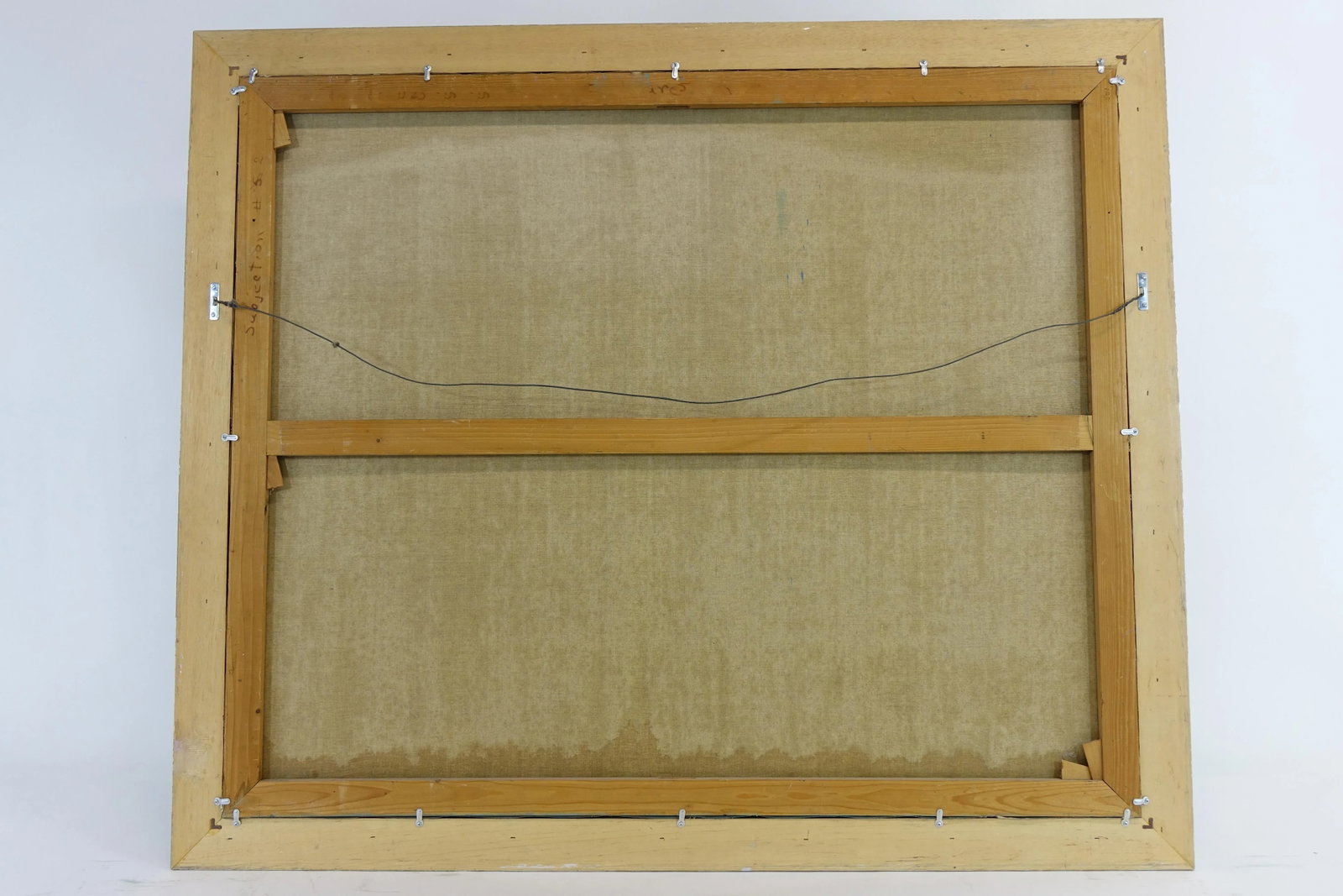 Late 20th Century Modern Art Oil on Canvas, Framed - 3