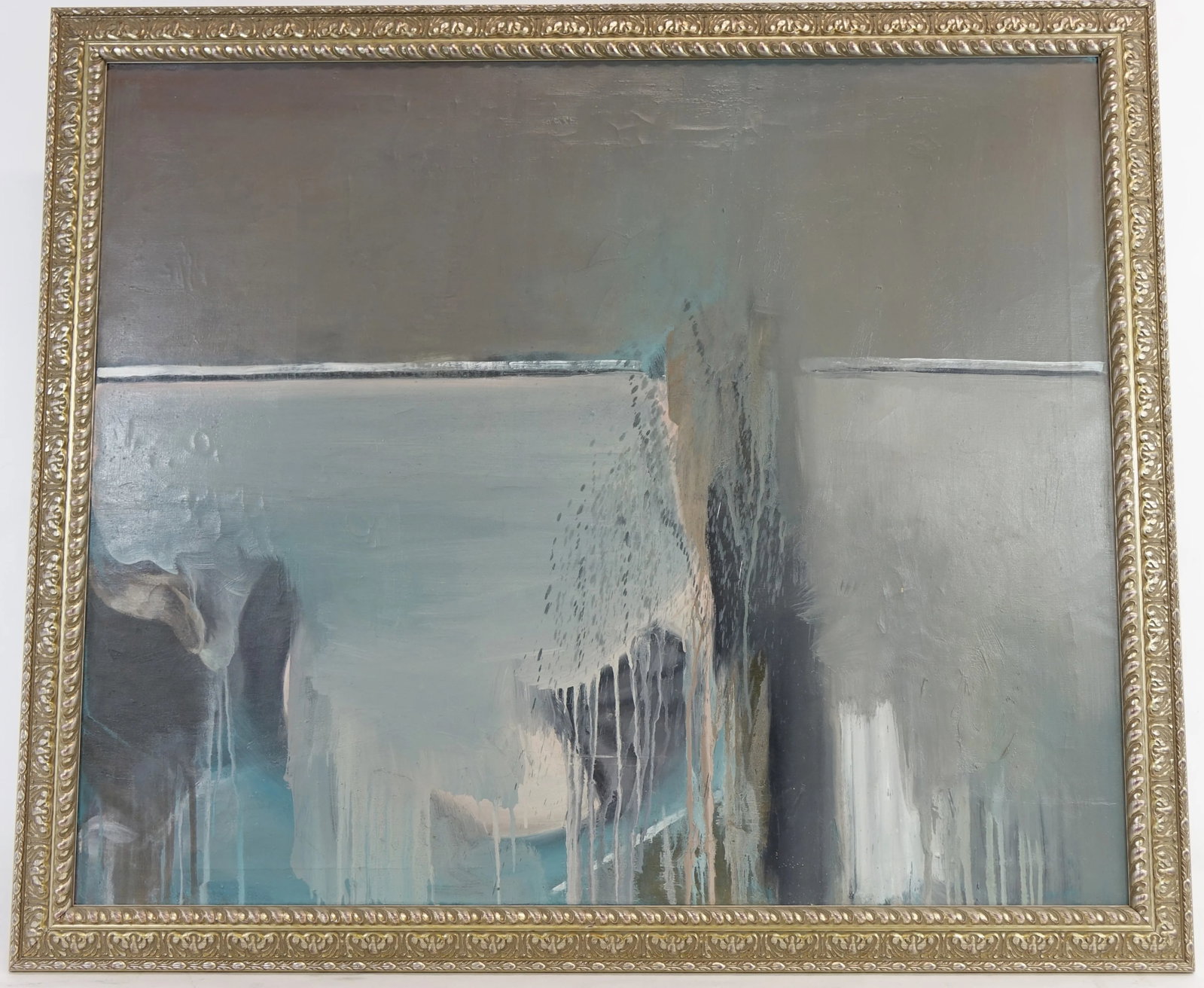 Late 20th Century Modern Art Oil on Canvas, Framed - 4