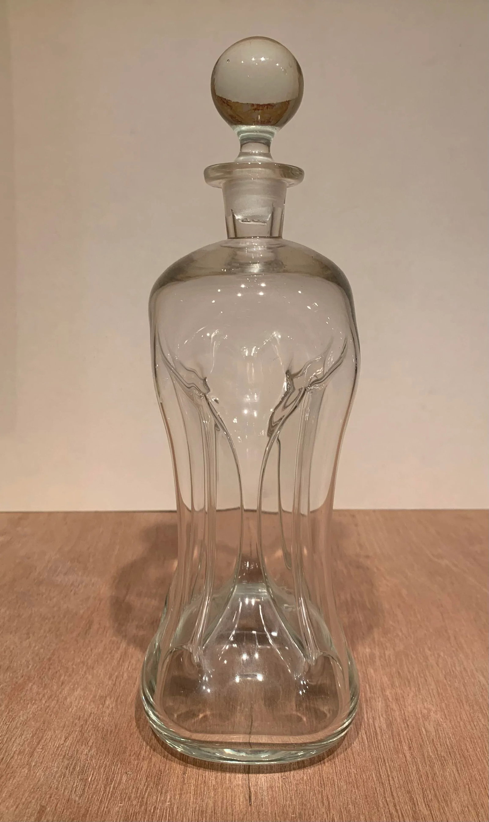 Vintage Mid Century Glass Decanter - 12