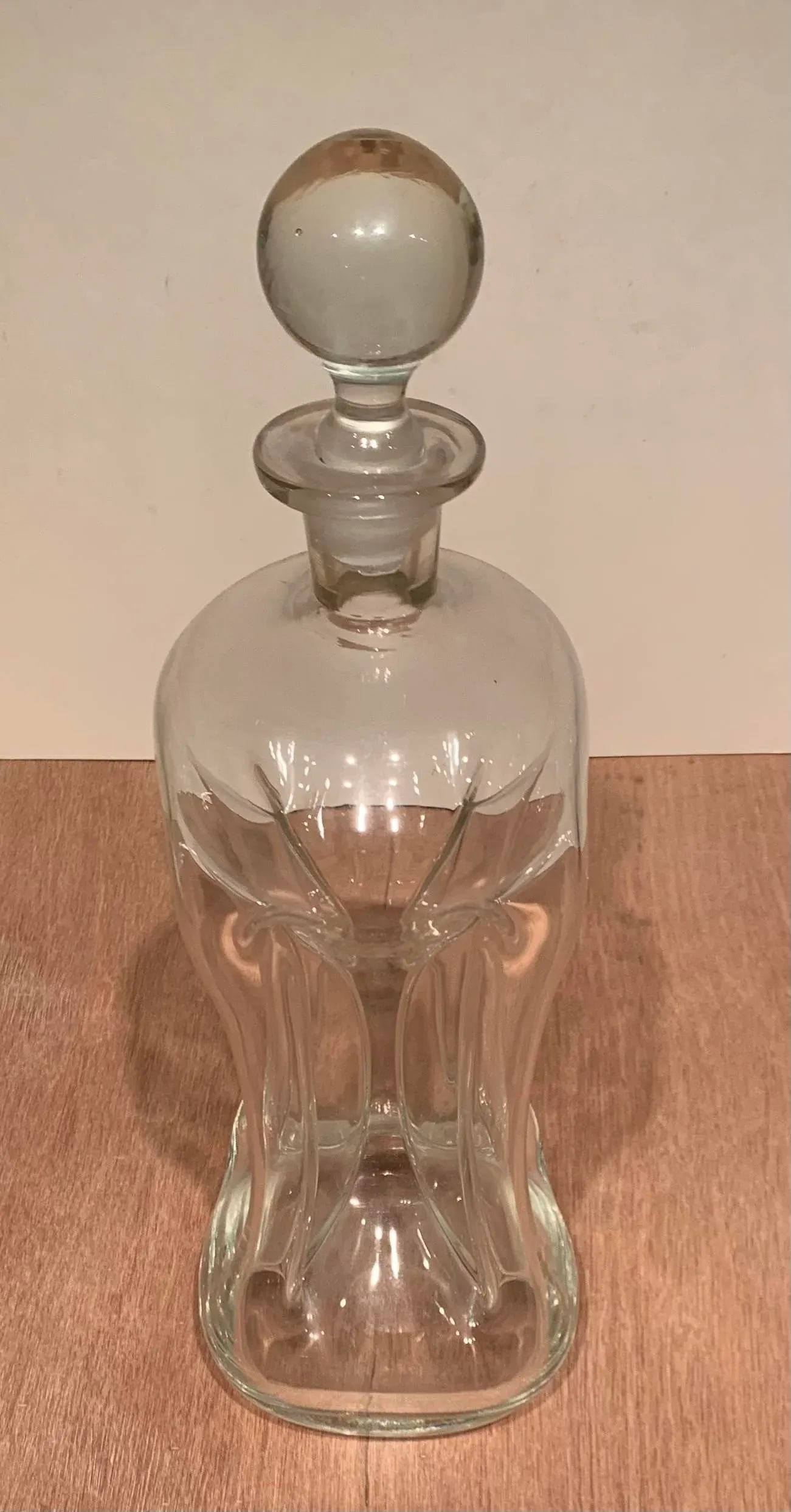 Vintage Mid Century Glass Decanter - 9