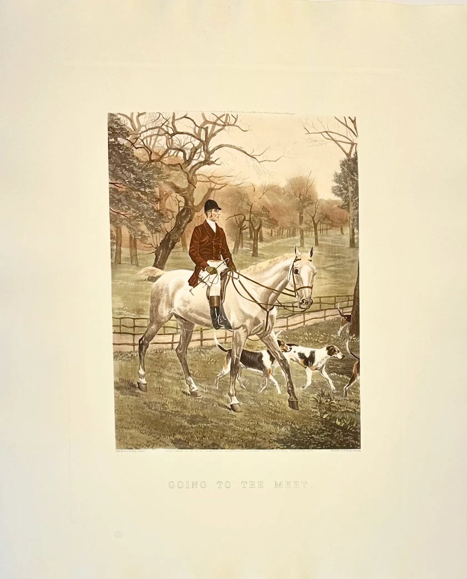 Going to the Meet by Wallace Hester, 1893 (Unframed) - 5