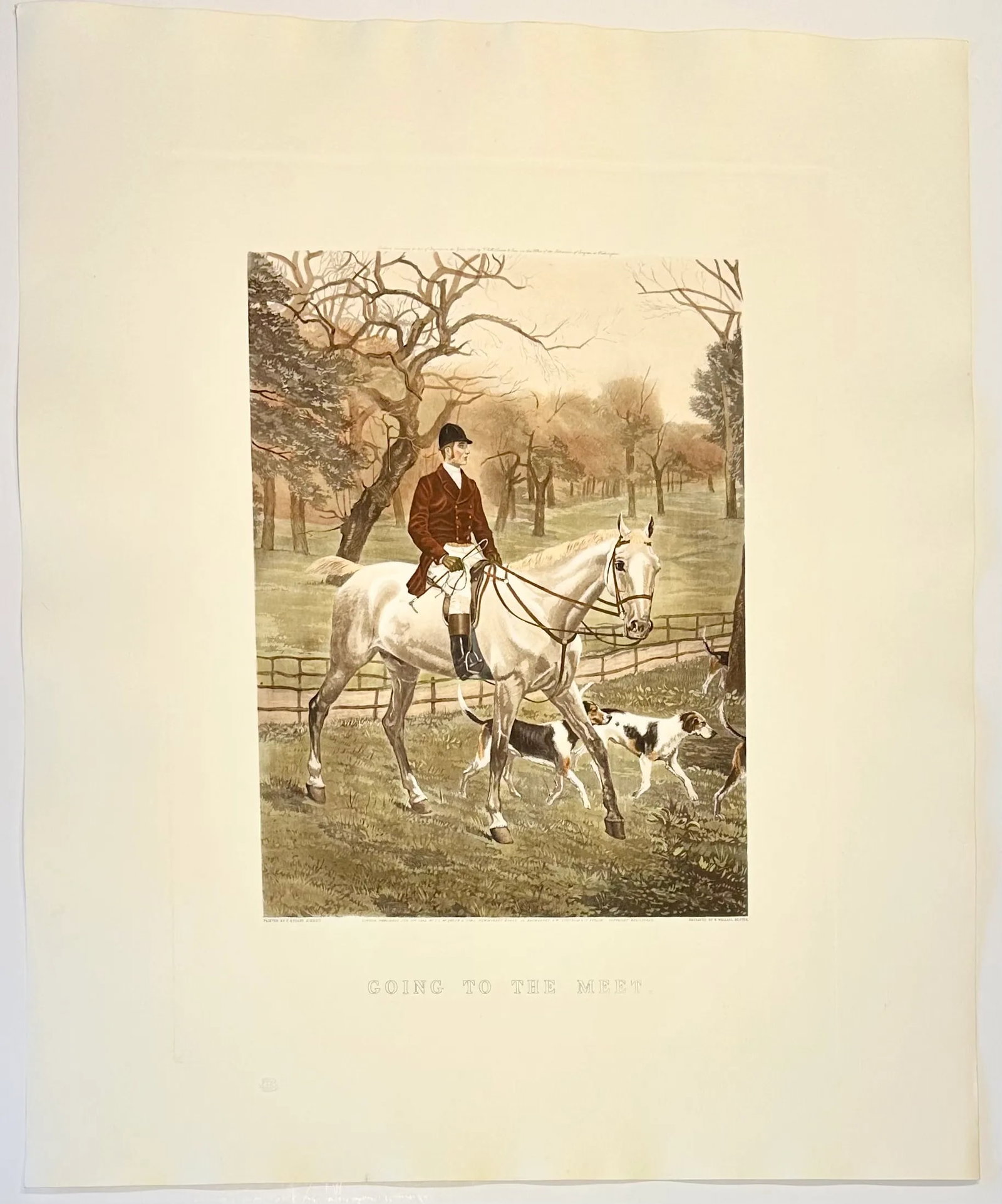 Going to the Meet by Wallace Hester, 1893 (Unframed) - 6