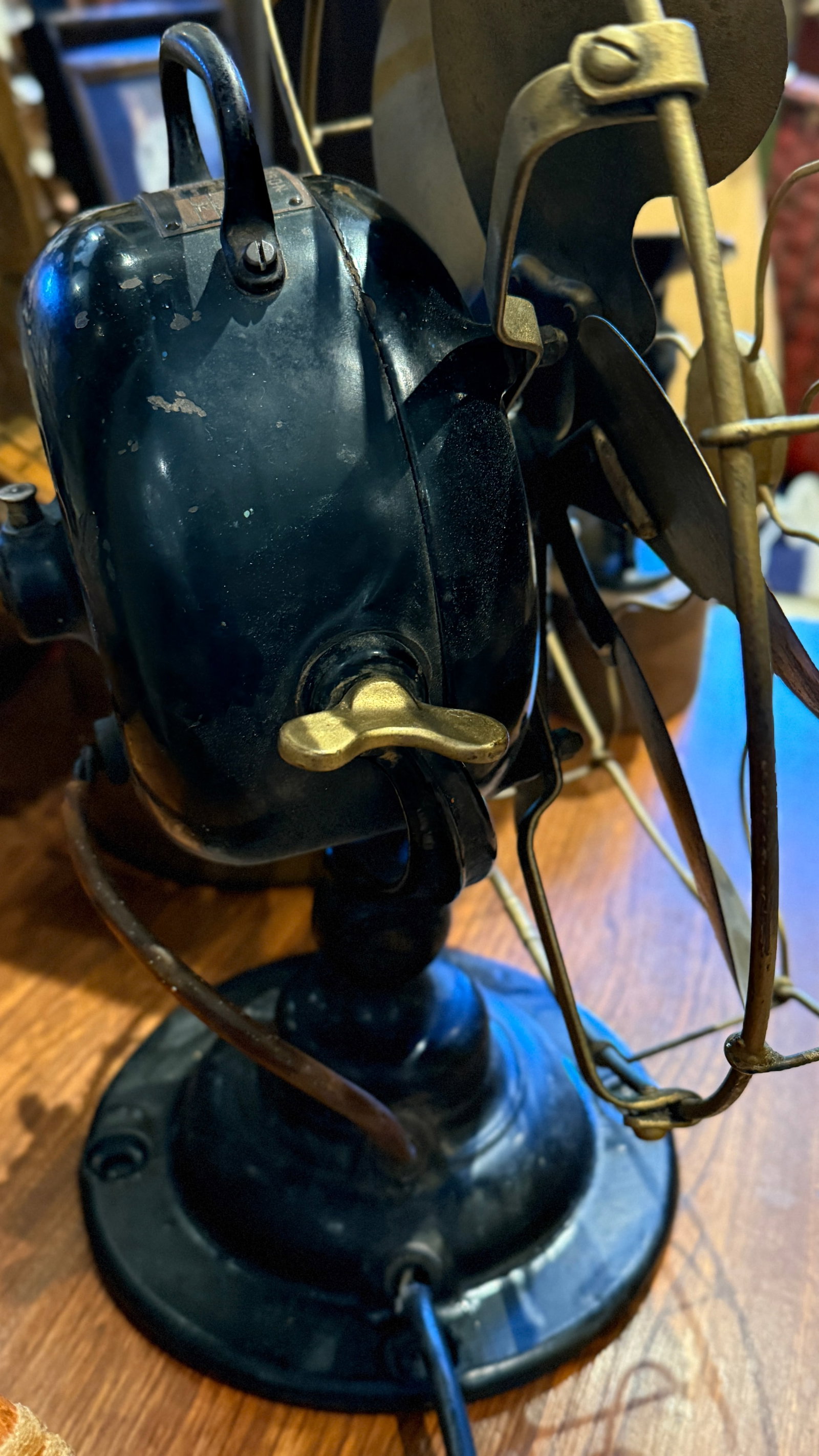 Antique Emerson 6 Blade Table Fan No. 19666 - 11