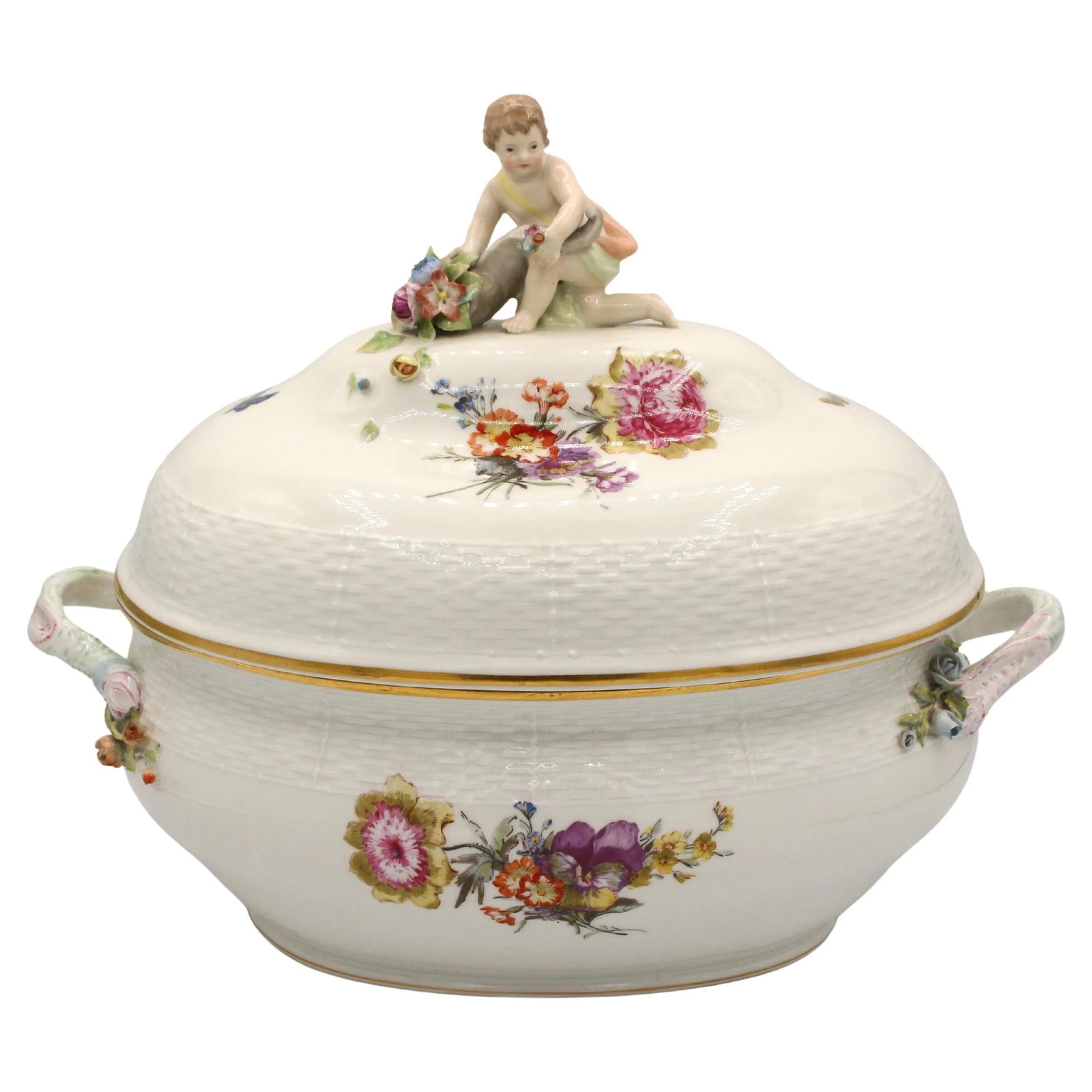 Late 19th Century Covered Porcelain Tureen by Kpm - 11