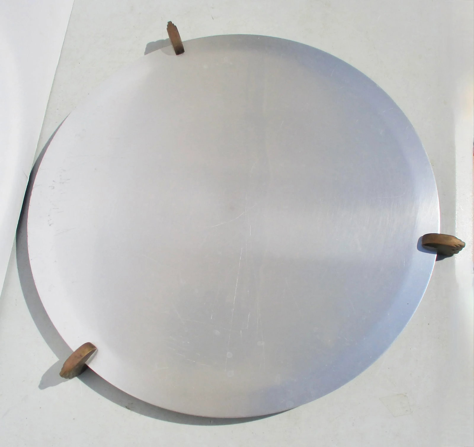 Mid-Century Aluminum Serving Tray Circa 1950s' - 10