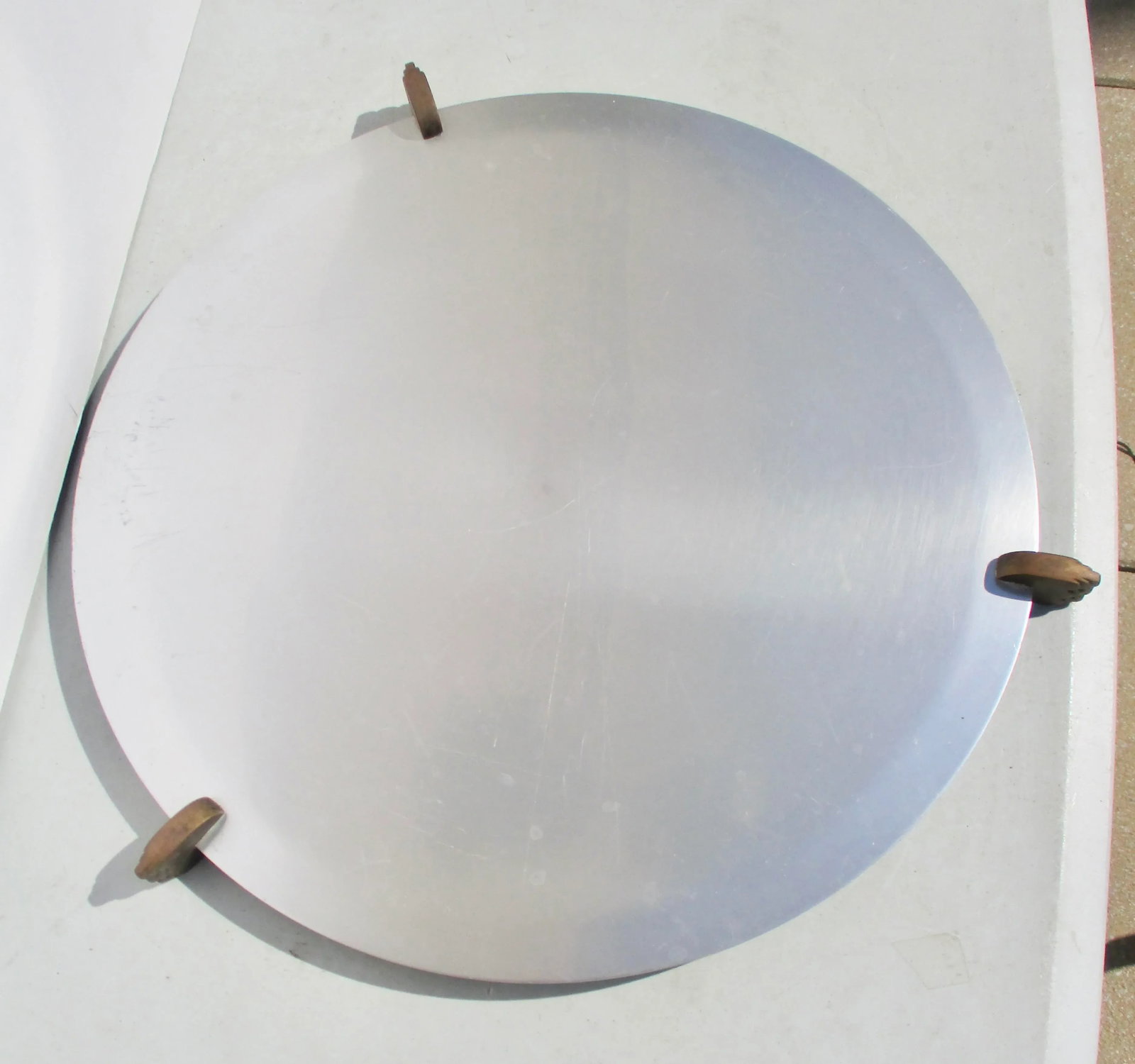 Mid-Century Aluminum Serving Tray Circa 1950s' - 2