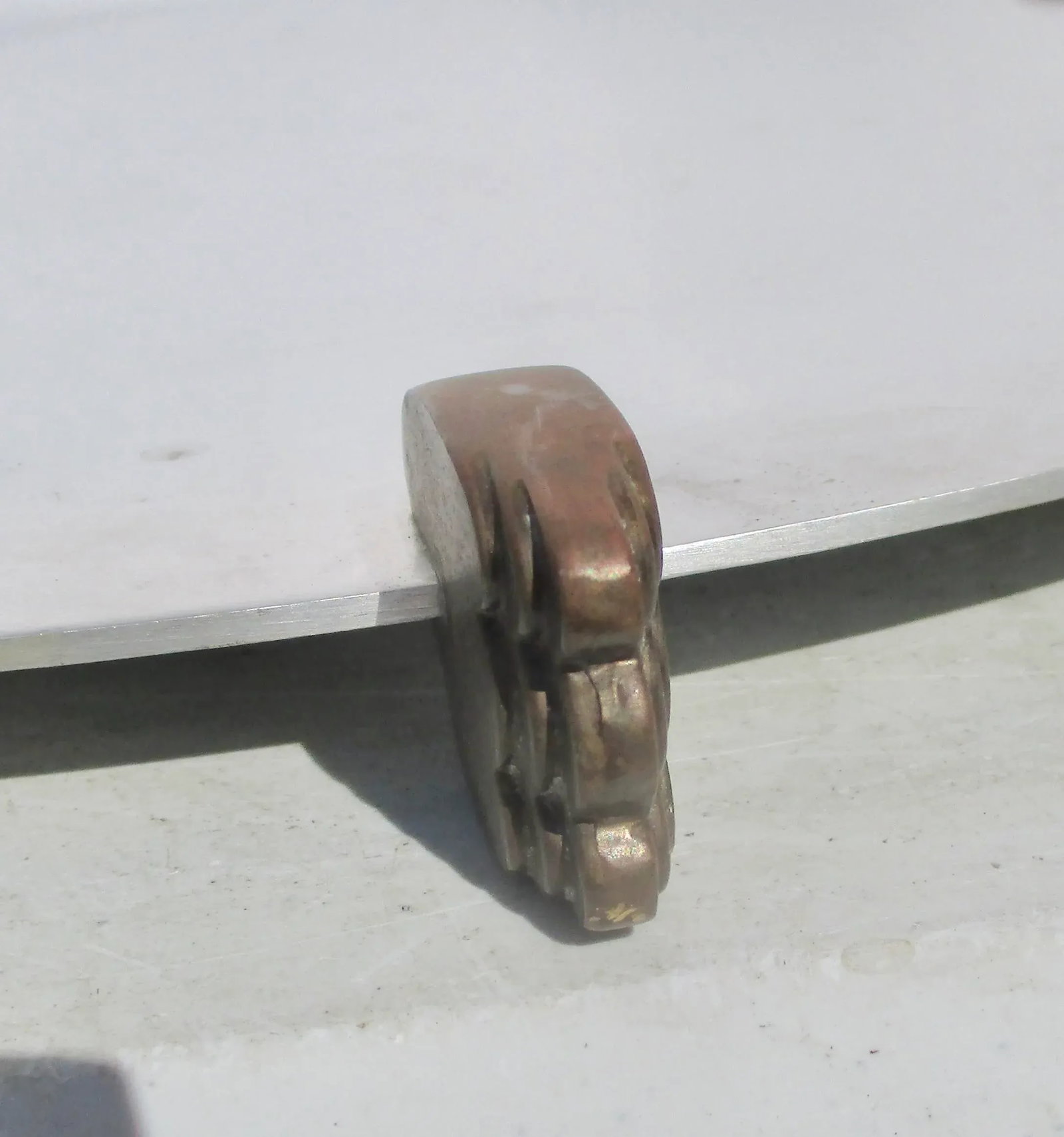 Mid-Century Aluminum Serving Tray Circa 1950s' - 5