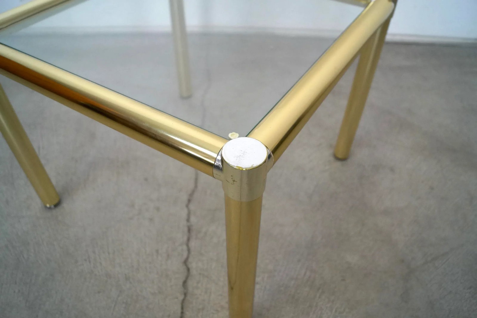 1970's Hollywood Regency Brass Side Table - 12