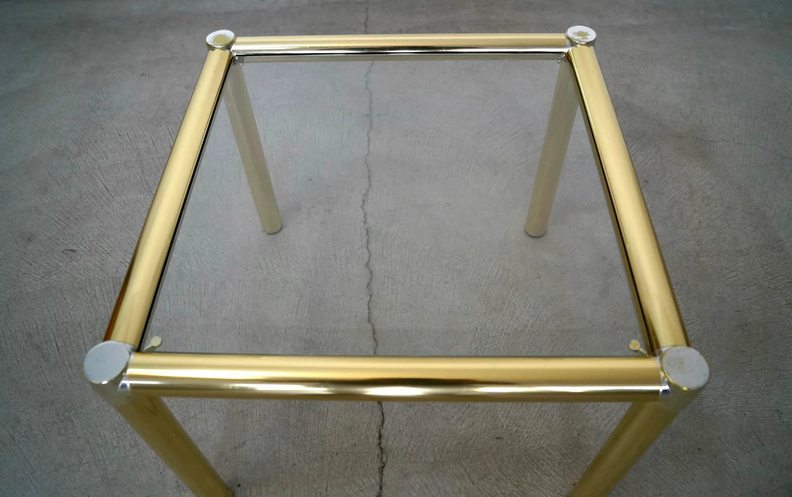 1970's Hollywood Regency Brass Side Table - 7