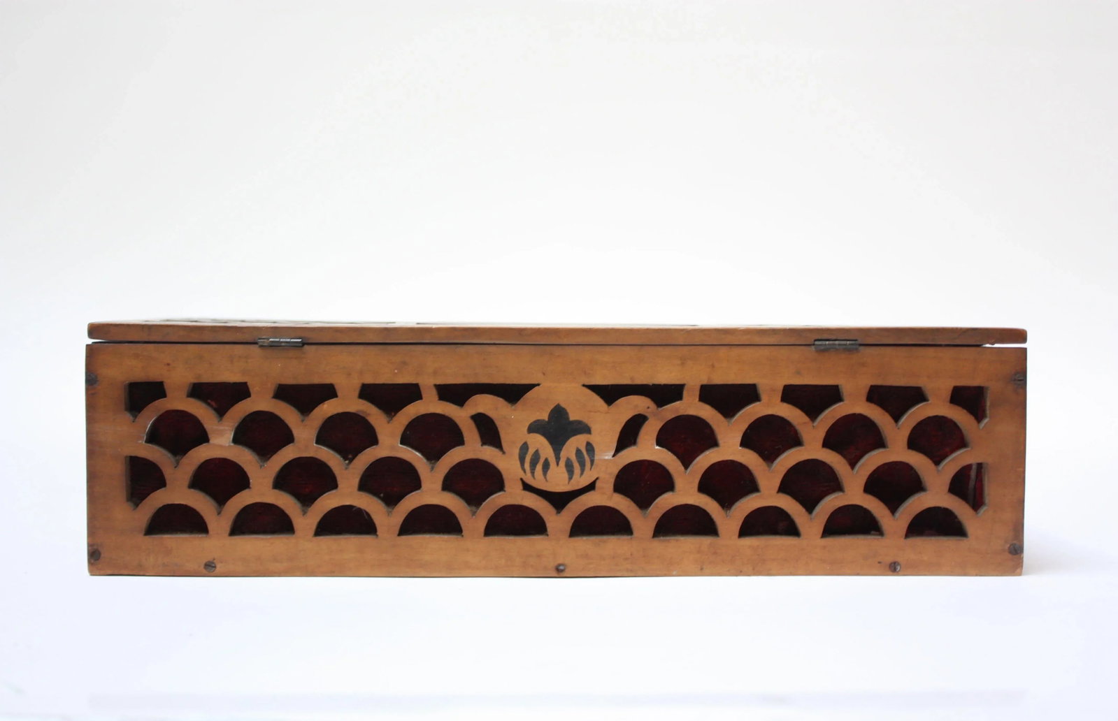 Late 19th Century Victorian Carved Glove Box With Gloves - 3