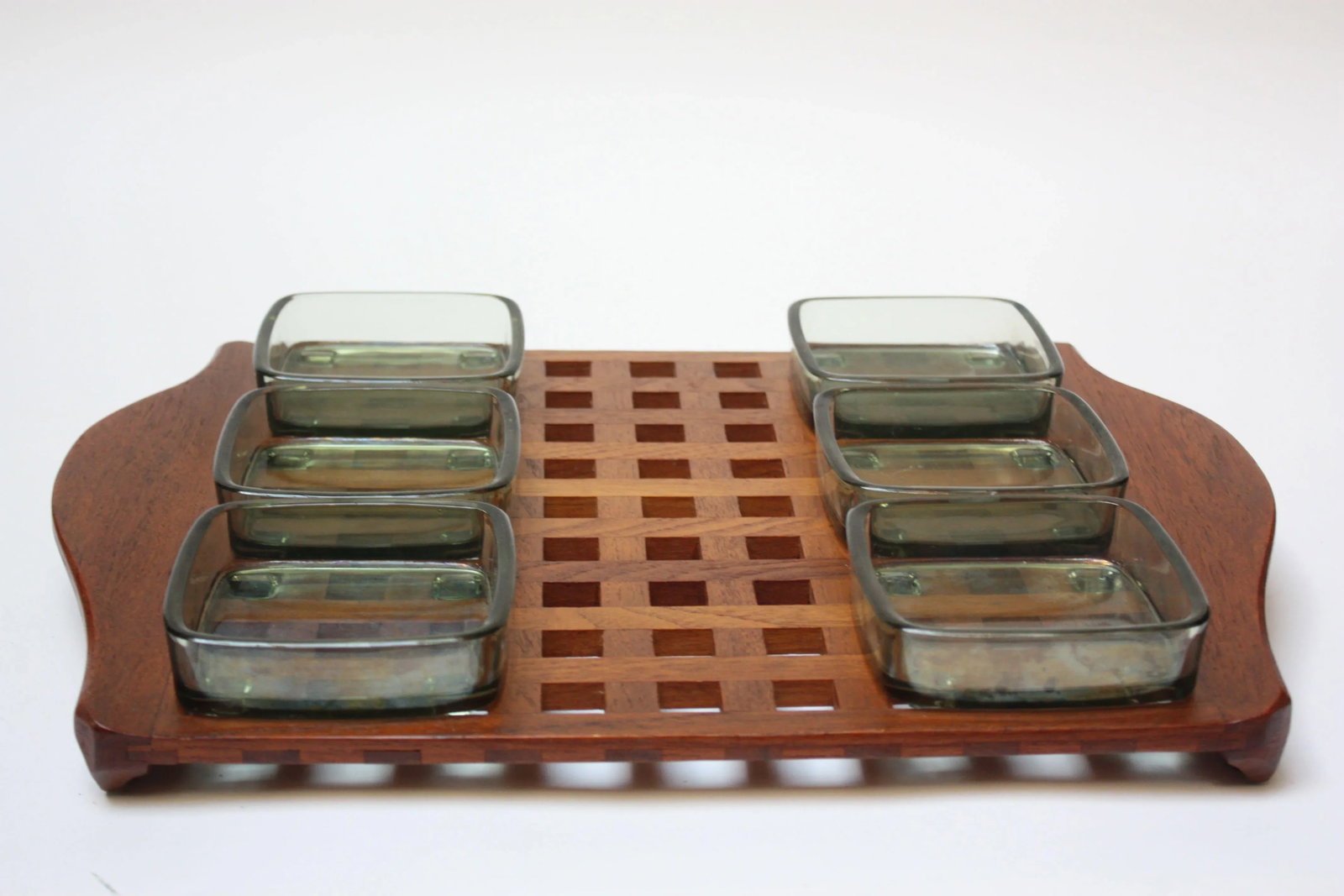 1960s Jens Quistgaard Dansk Teak Serving Tray With Inserts - 9