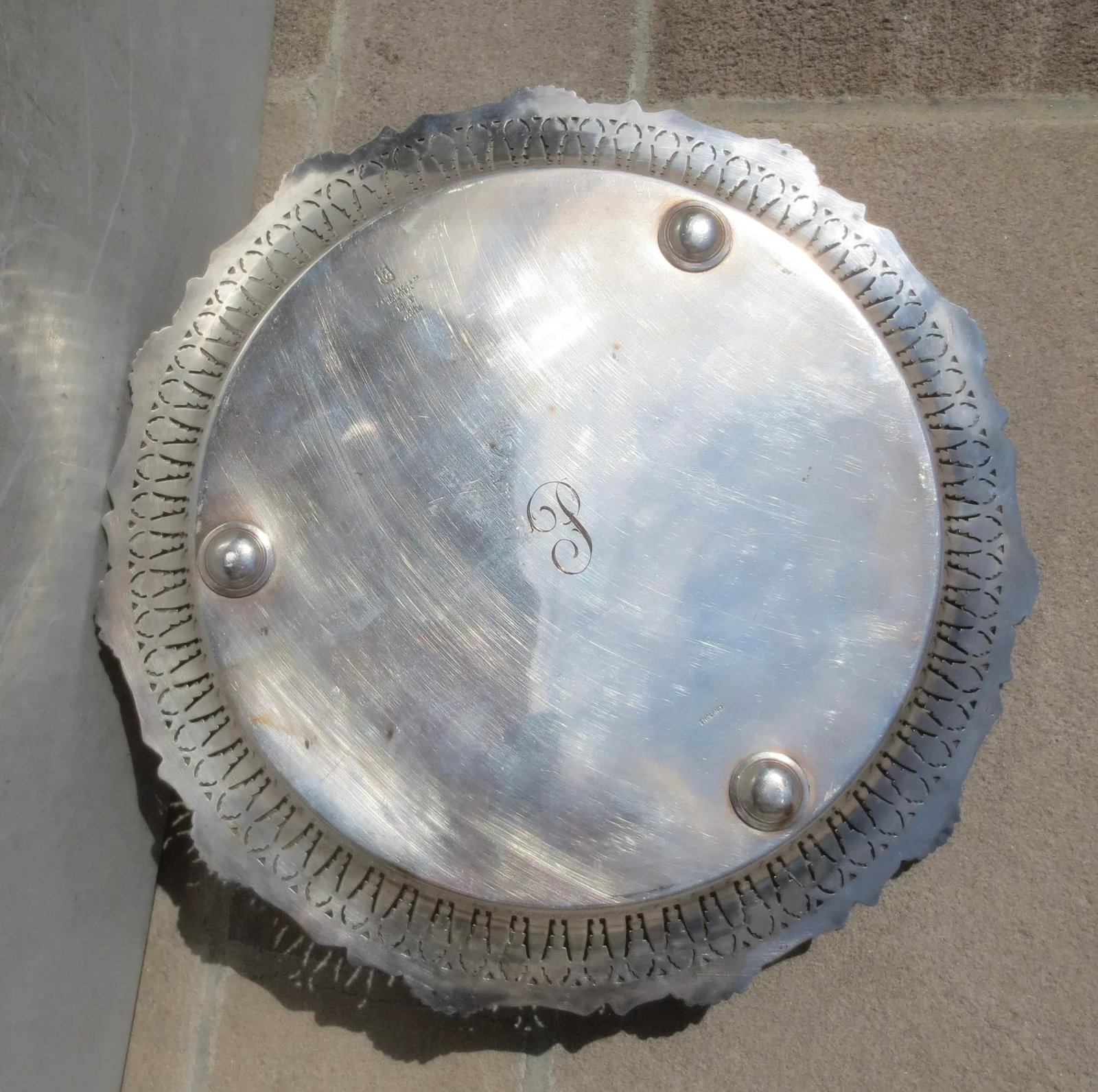 Silver Plated Serving Tray - 5