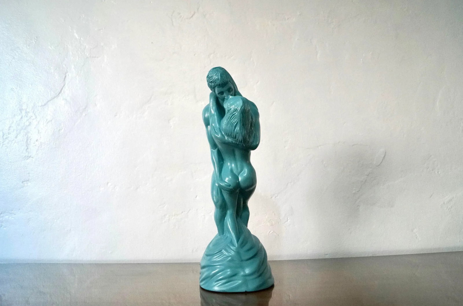 1970's Art Deco Embrace Bell Ceramics Sculpture - 4