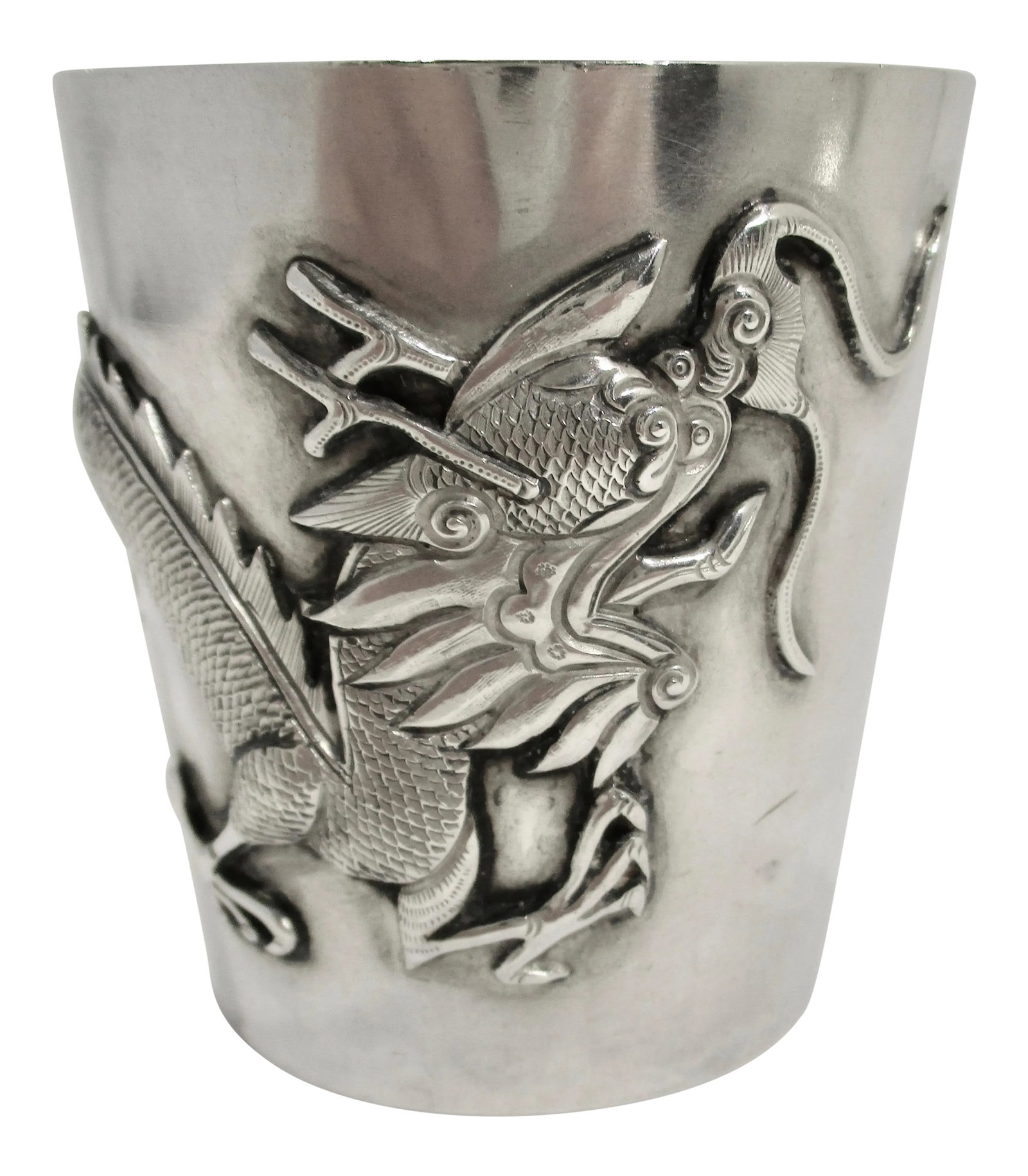 Sterling Silver Chinese Drinking Cup (1 of 8)
