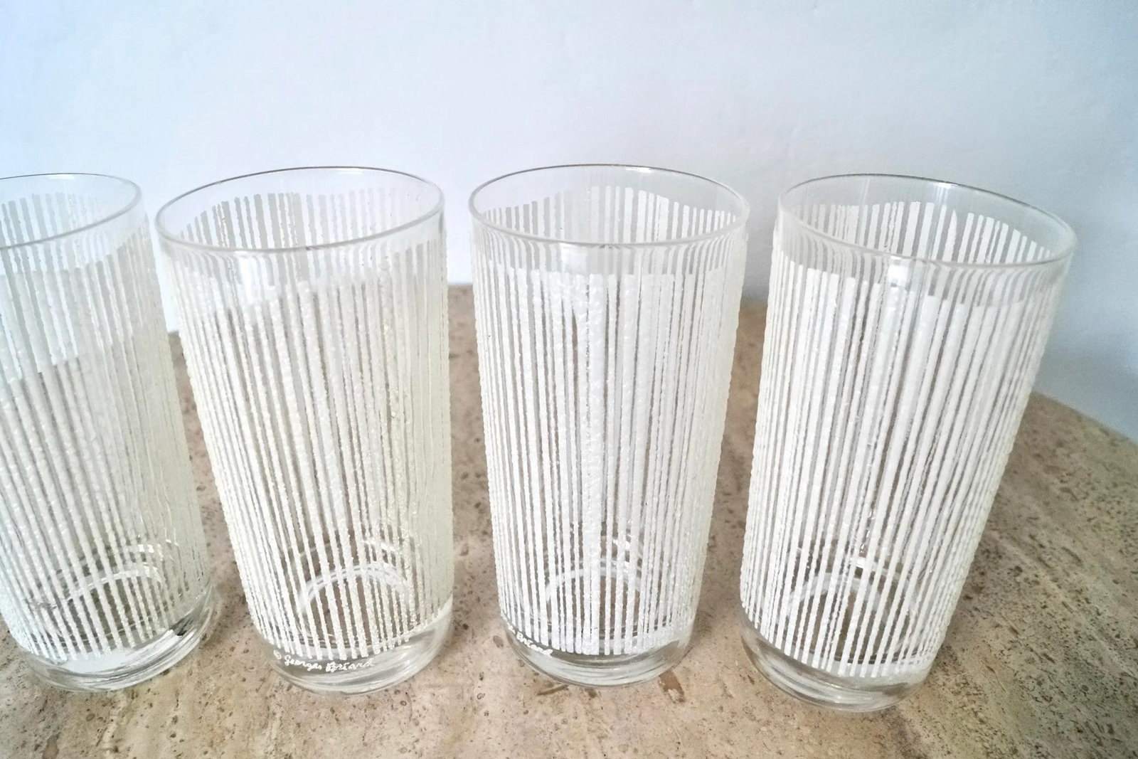 1960's Mid-Century Modern Georges Briard Highball Glasses Drinkware - Set of 4 - 6