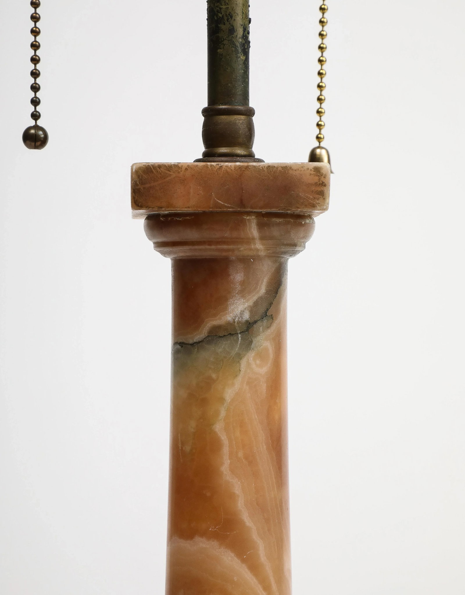 Pair of 1930s Italian Marble Art Deco Table Lamps - 3