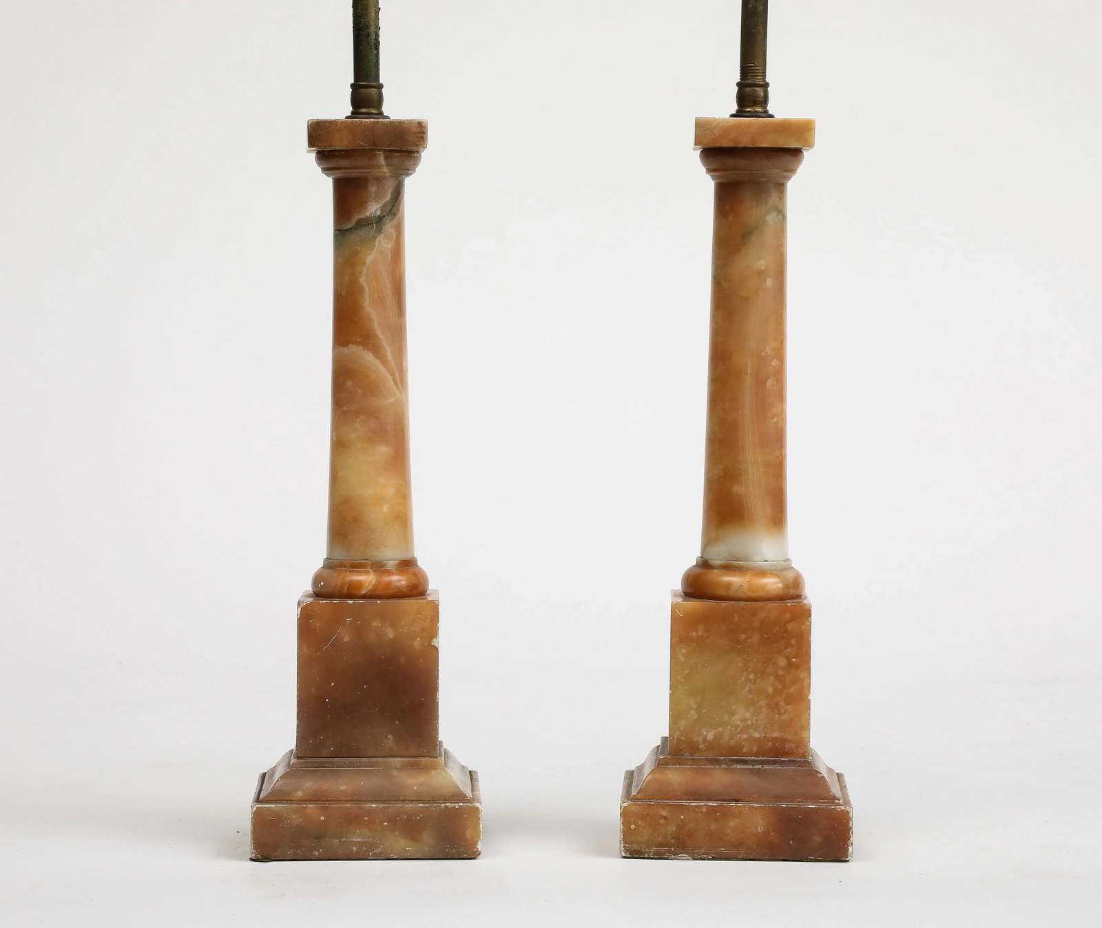 Pair of 1930s Italian Marble Art Deco Table Lamps - 6