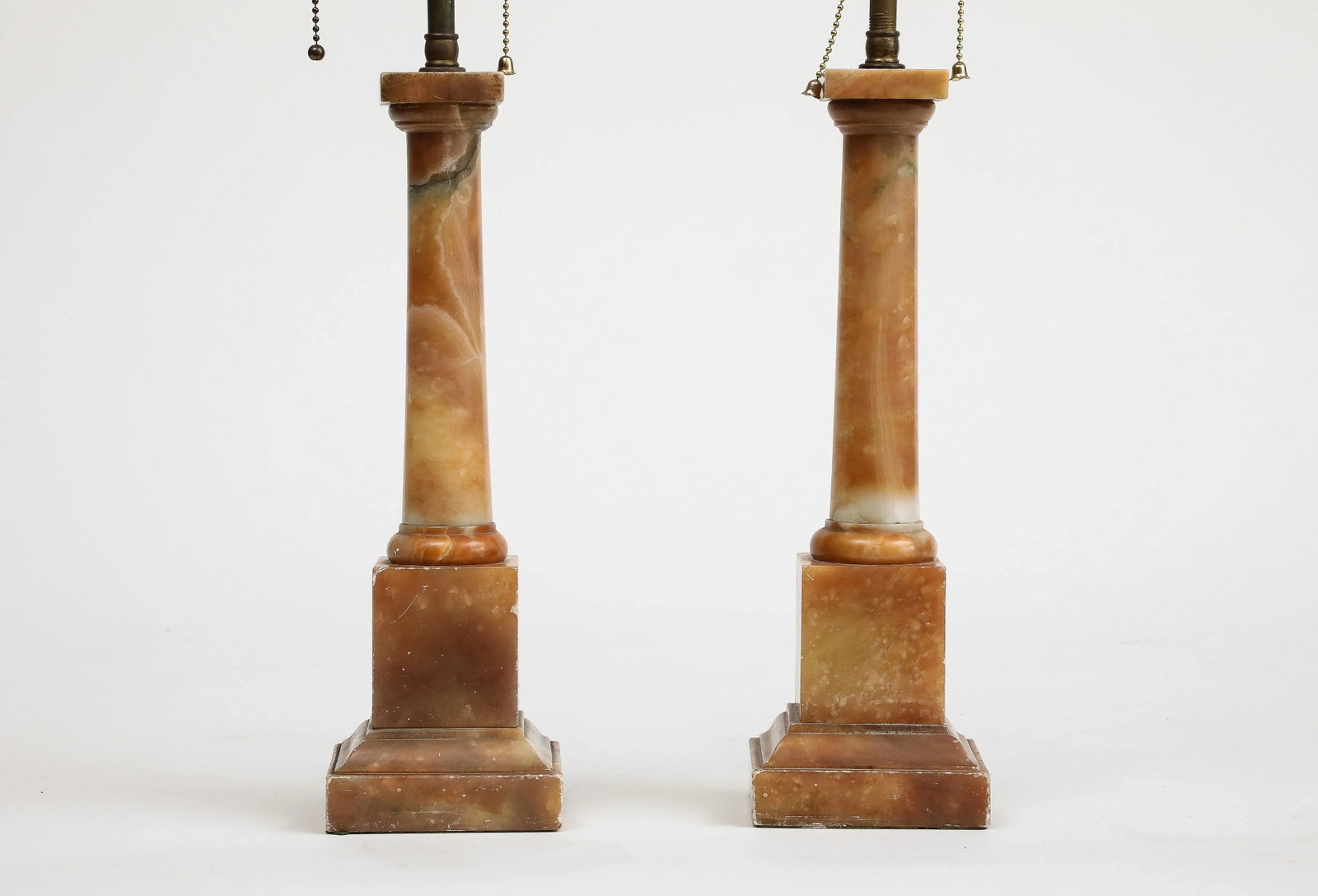 Pair of 1930s Italian Marble Art Deco Table Lamps - 7