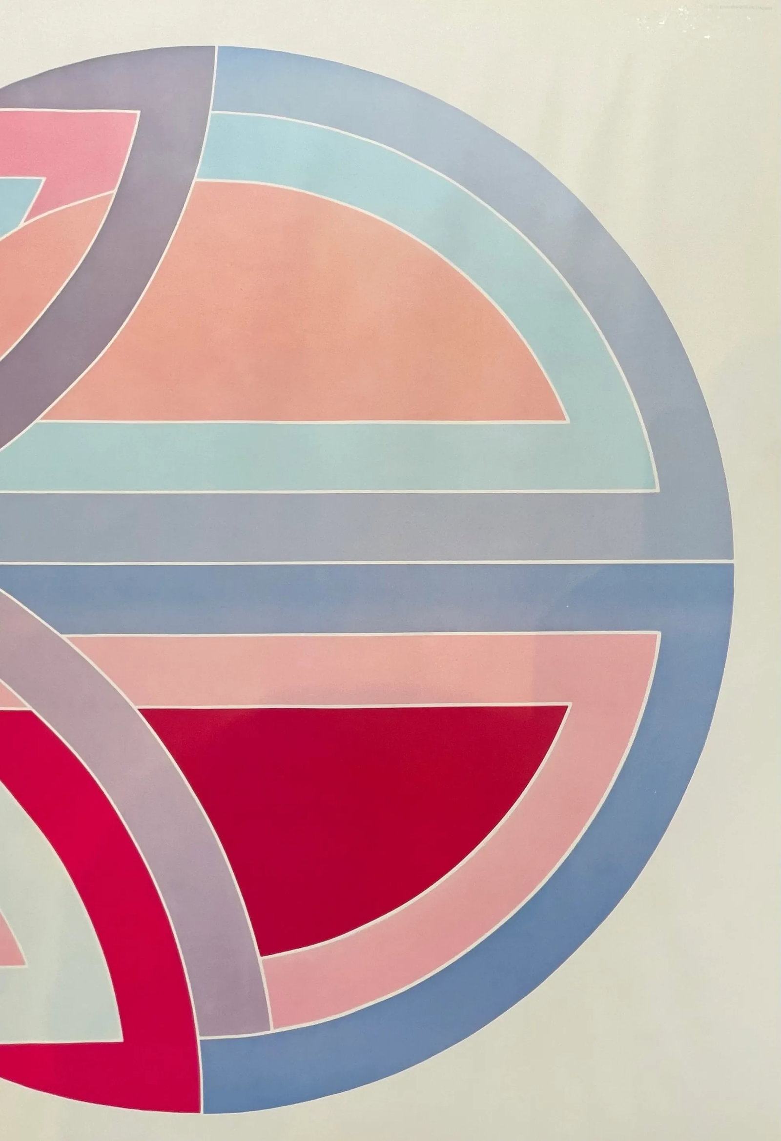 Vintage Frank Stella Poster Bergruenn Gallery 1977 - 2