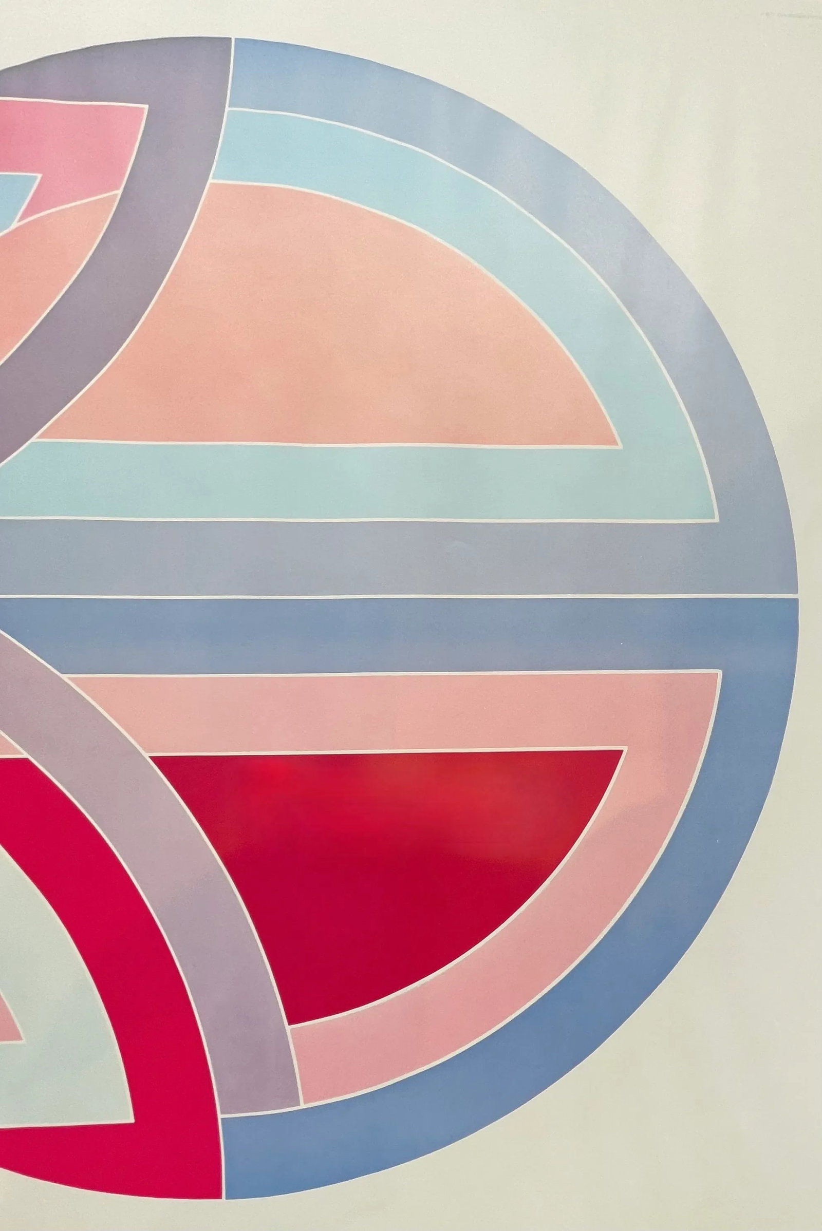 Vintage Frank Stella Poster Bergruenn Gallery 1977 - 5