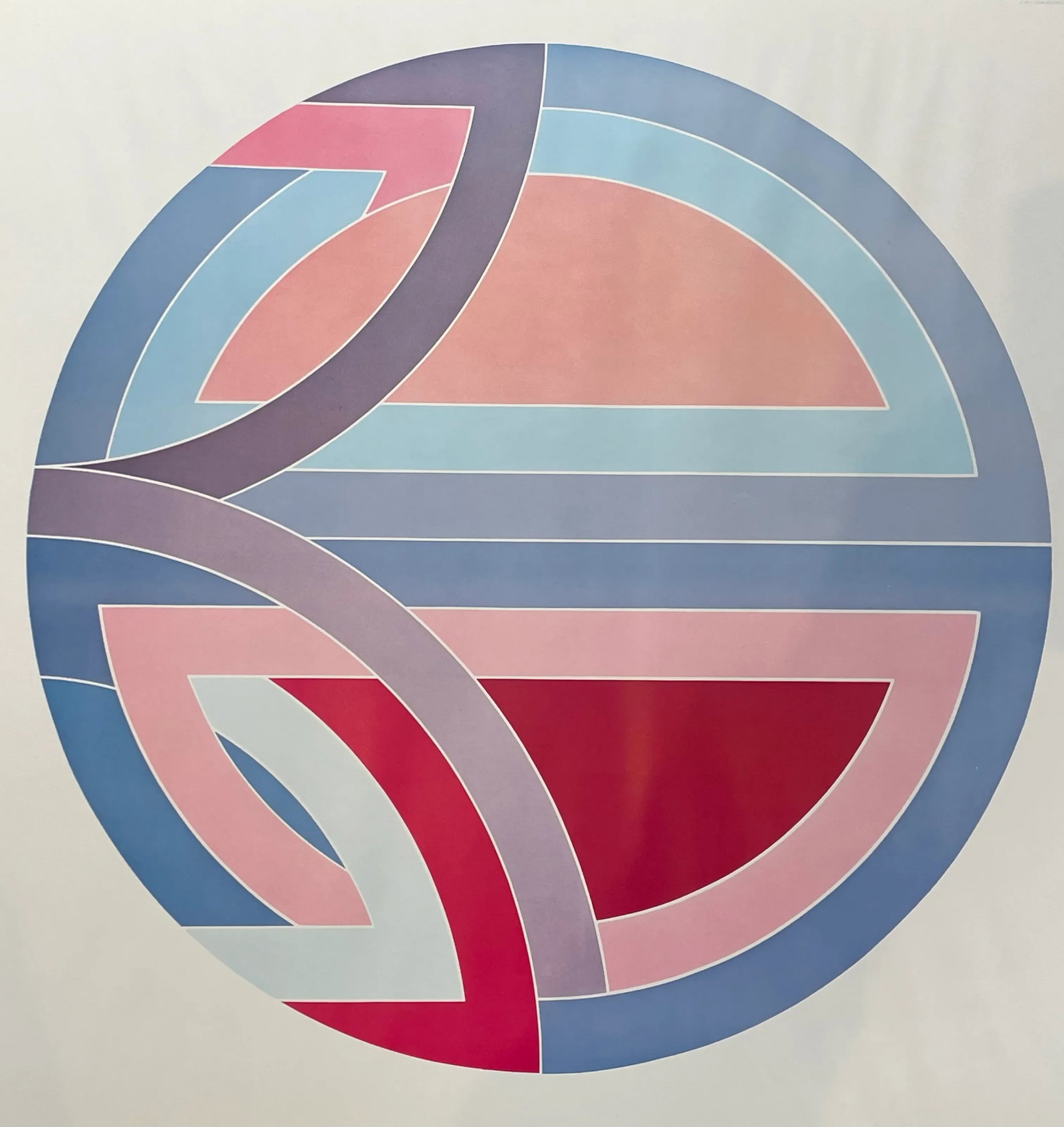 Vintage Frank Stella Poster Bergruenn Gallery 1977 - 6