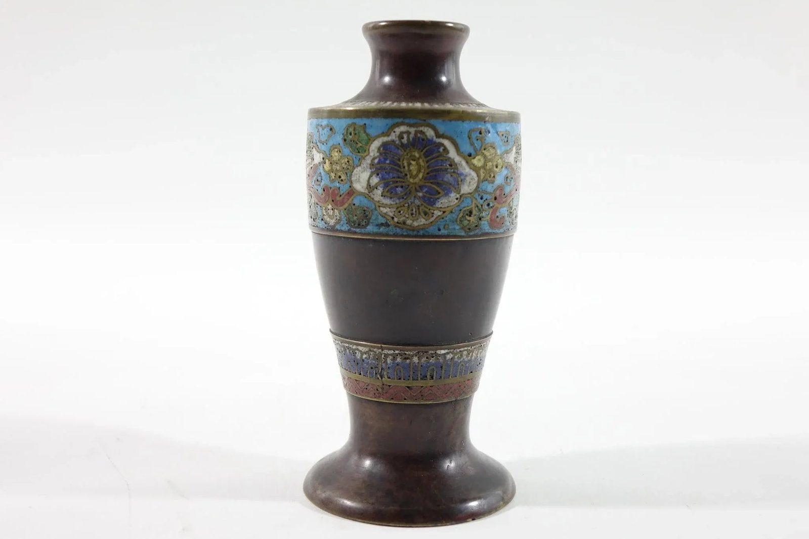 Early 19th Century Antique Chinese Bronze Cloisonne - A Pair - 6