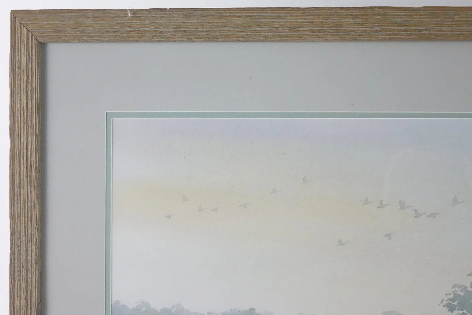 Landscape 1979 Original Watercolor on Paper Signed - 2