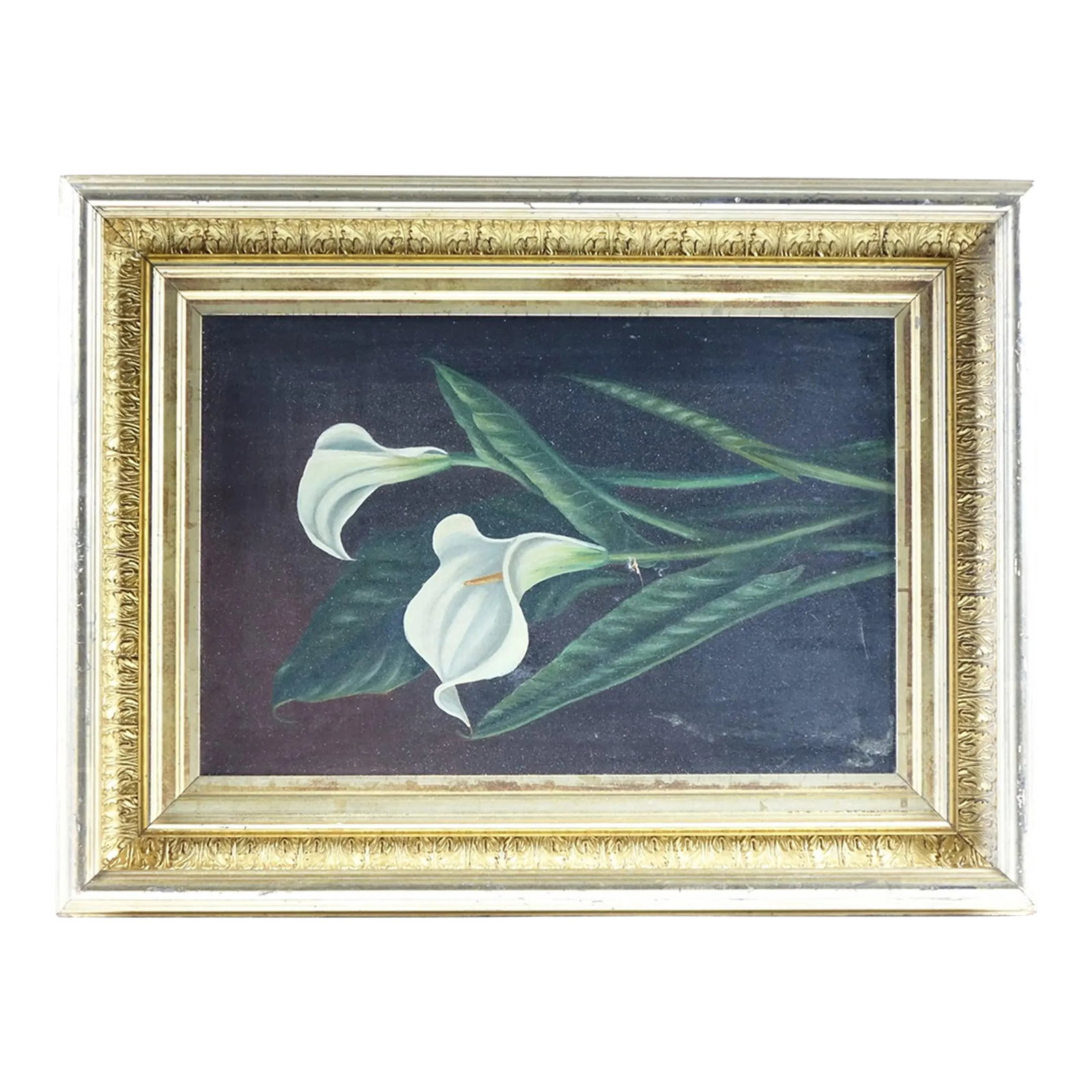 Grace in Bloom - Late 20th Century Original Oil on Canvas, Framed (1 of 3)