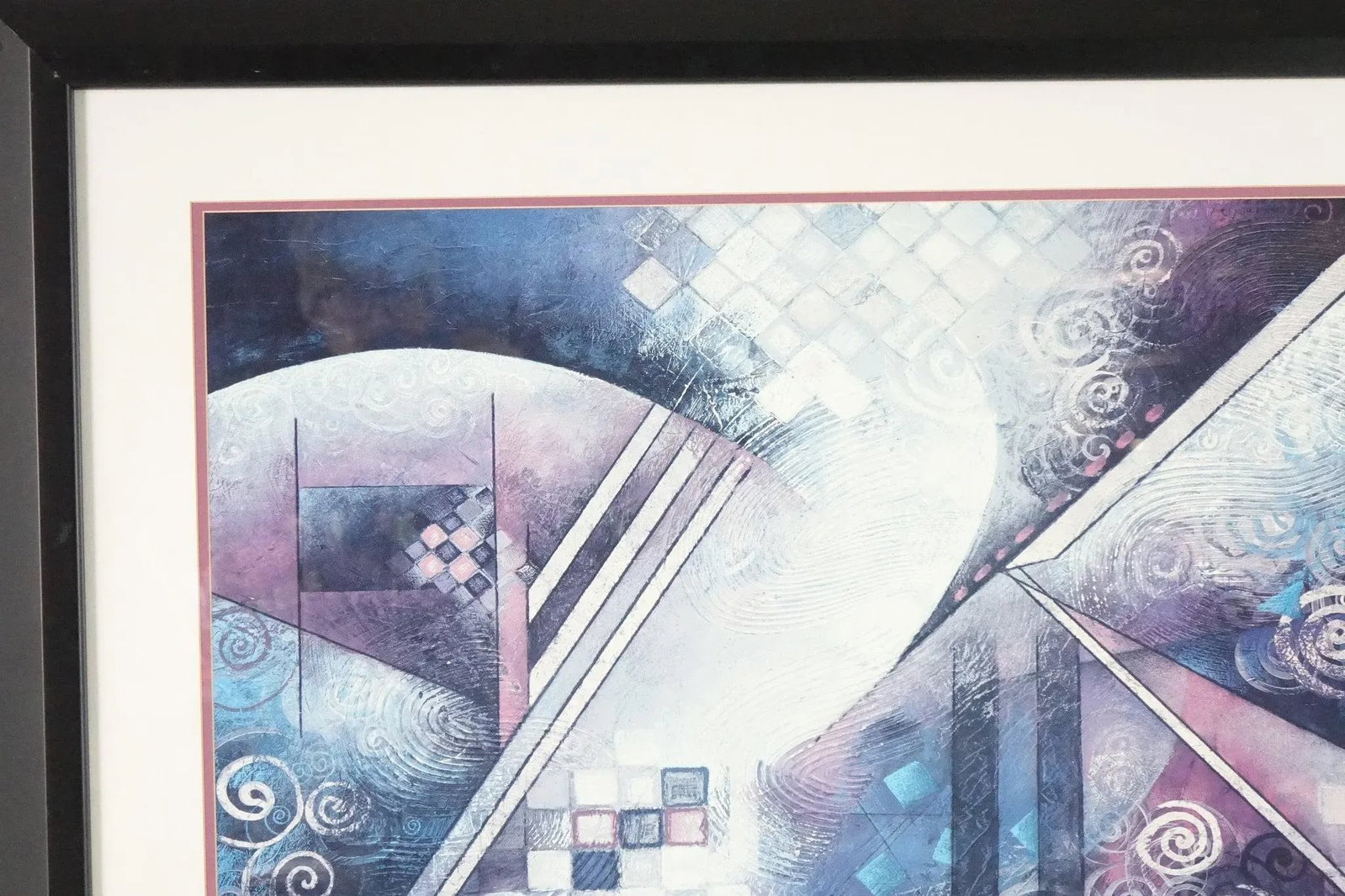 Swirls of Serenity - Large Abstract Print of Original Painting - 3