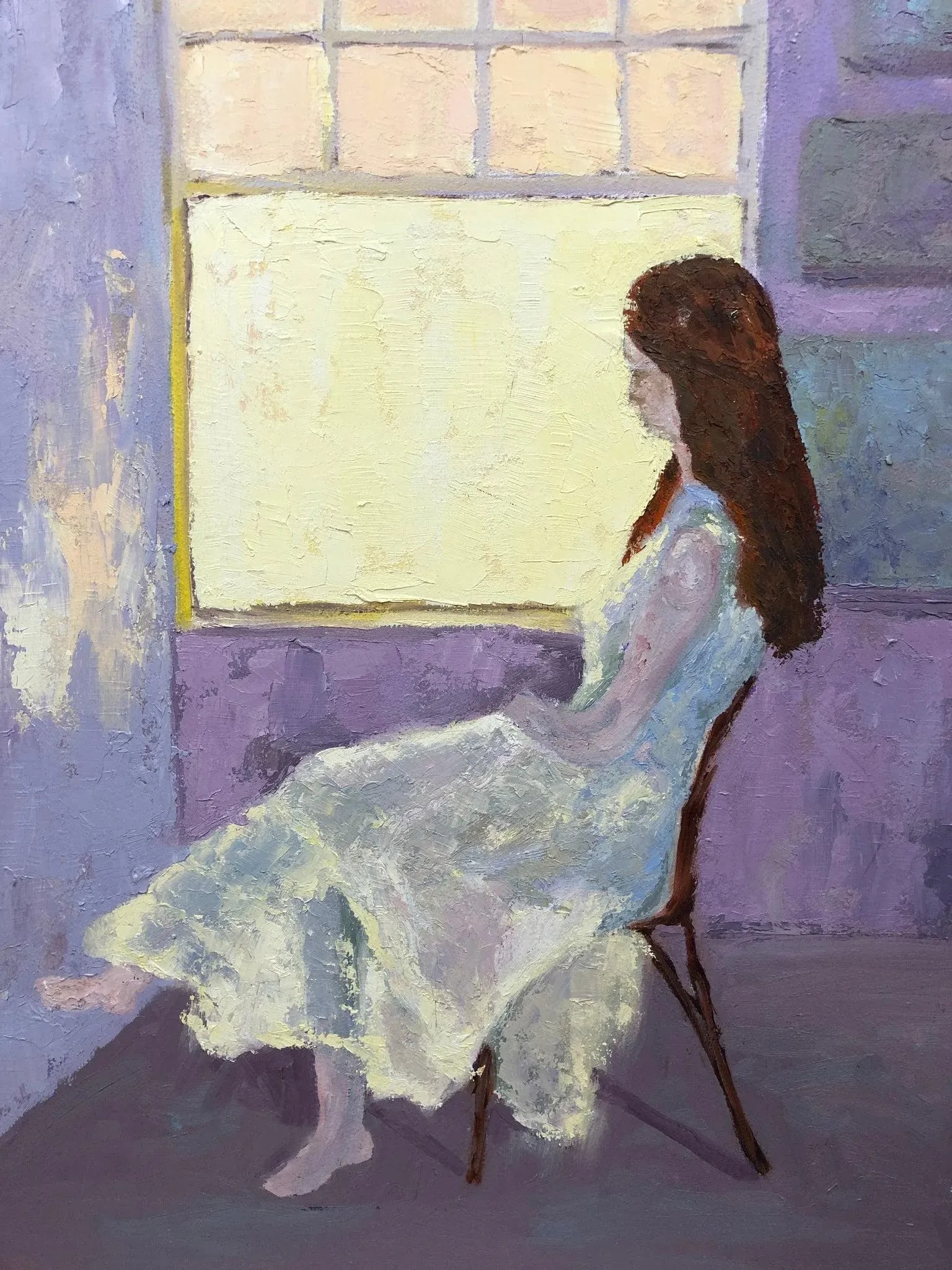 In the Quiet of Her Mind - Acrylic on Board - 4