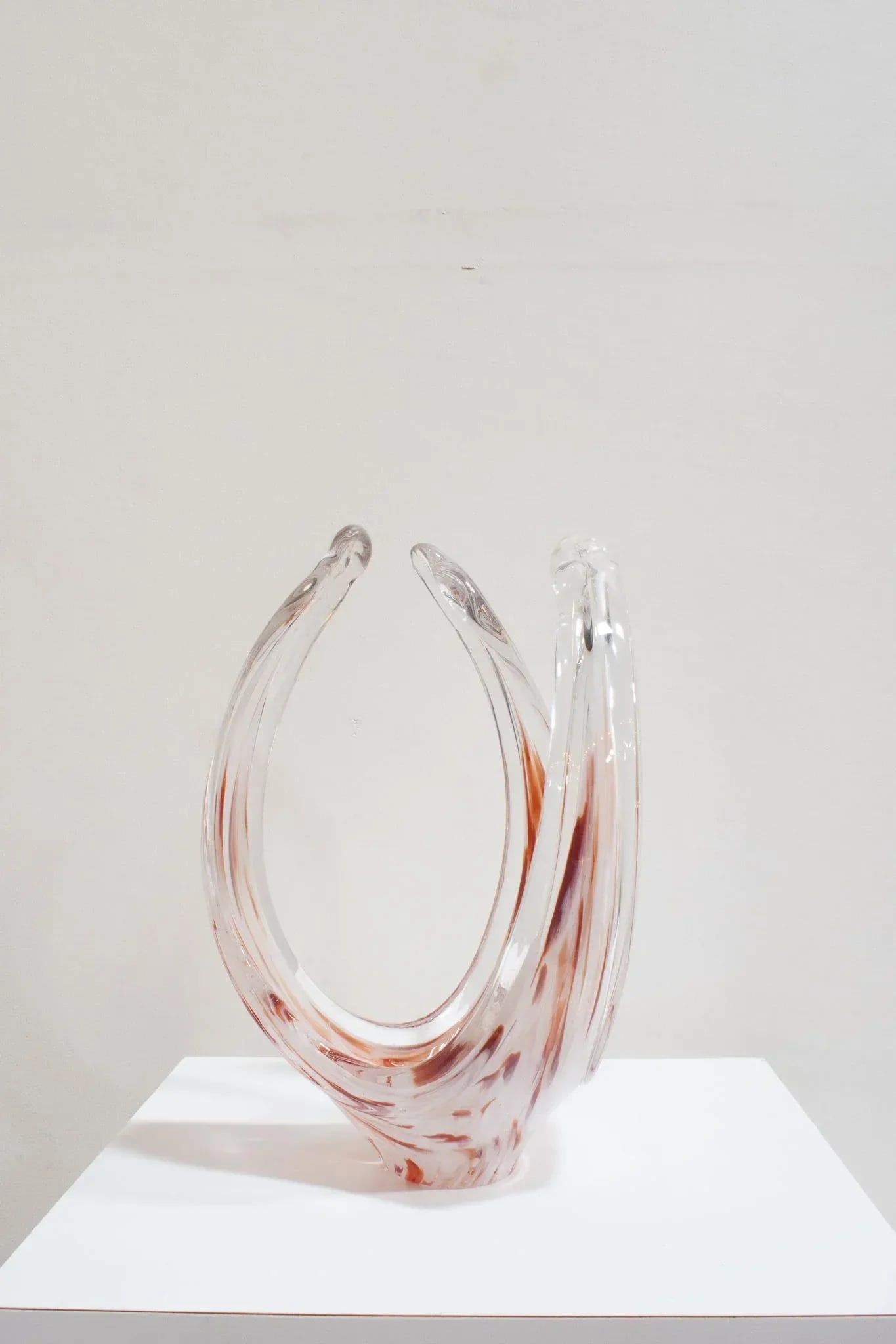 Vintage Mid-Century Italian Modern Murano Sommerso Art Glass Sculpture C. 1960 - 8
