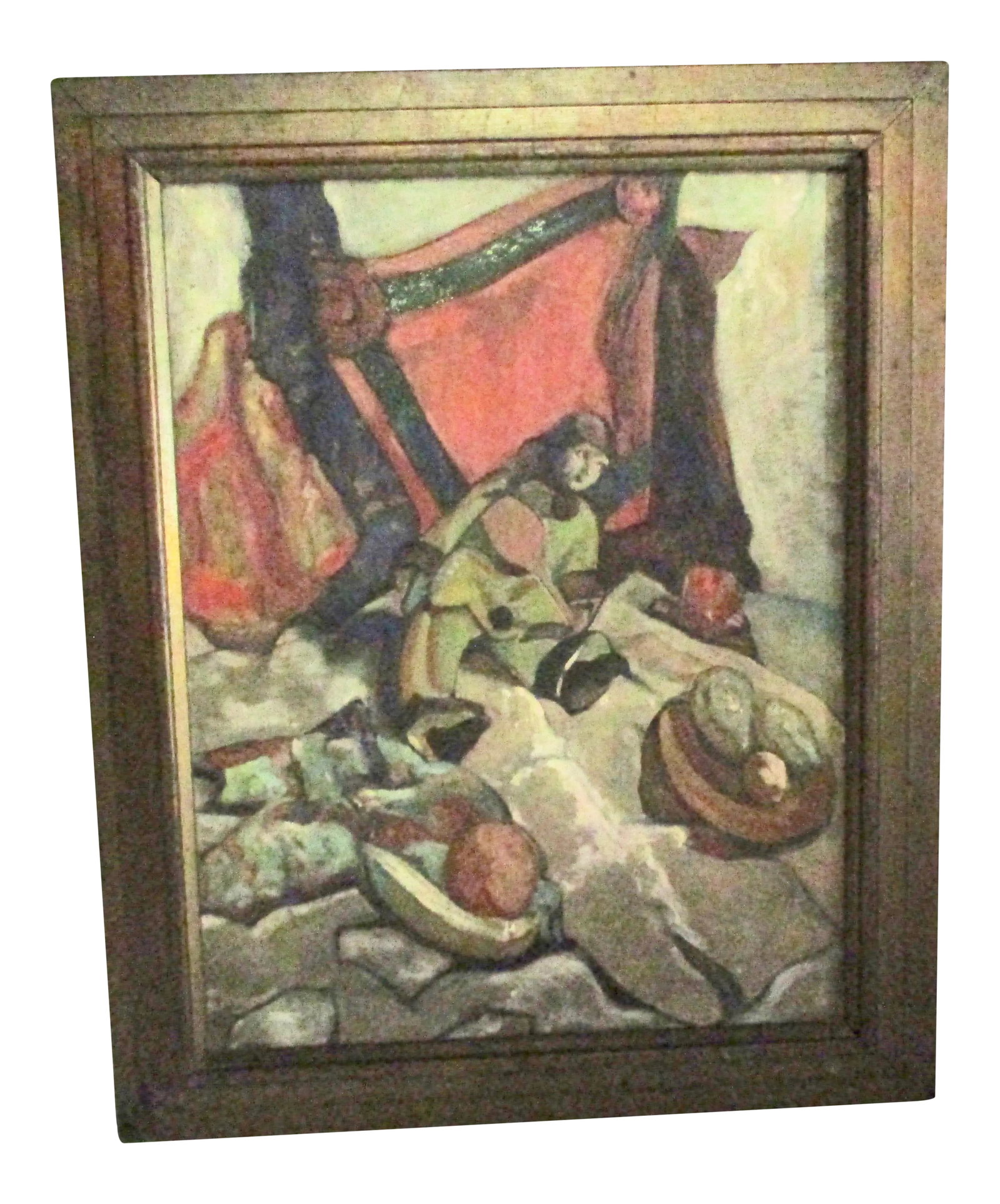 Frank Horowitz Still-Life With Doll Oil on Canvas Circa 1930's (1 of 10)