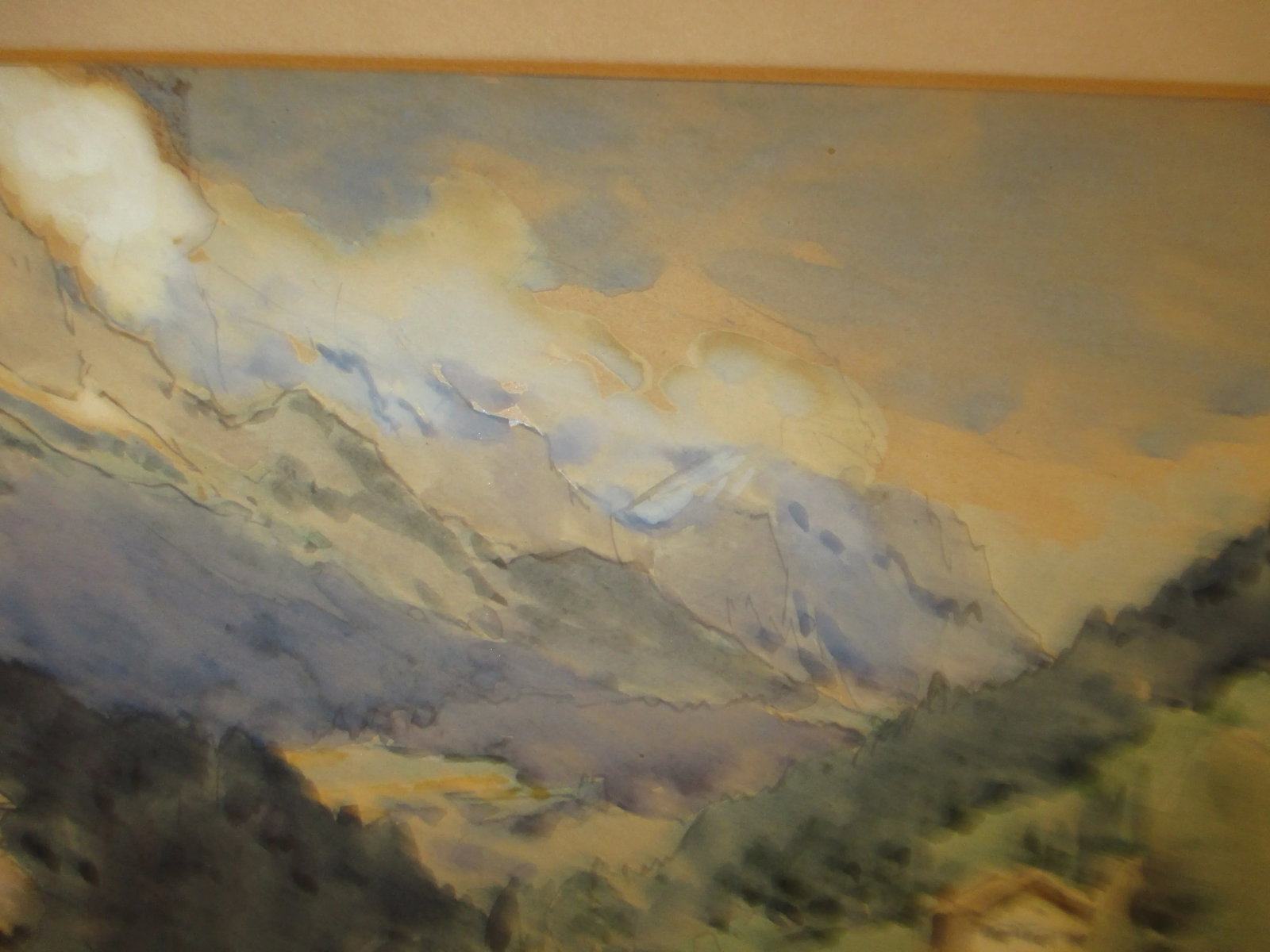 Watercolor of Maria Germ Circa Early 20th Century - 8