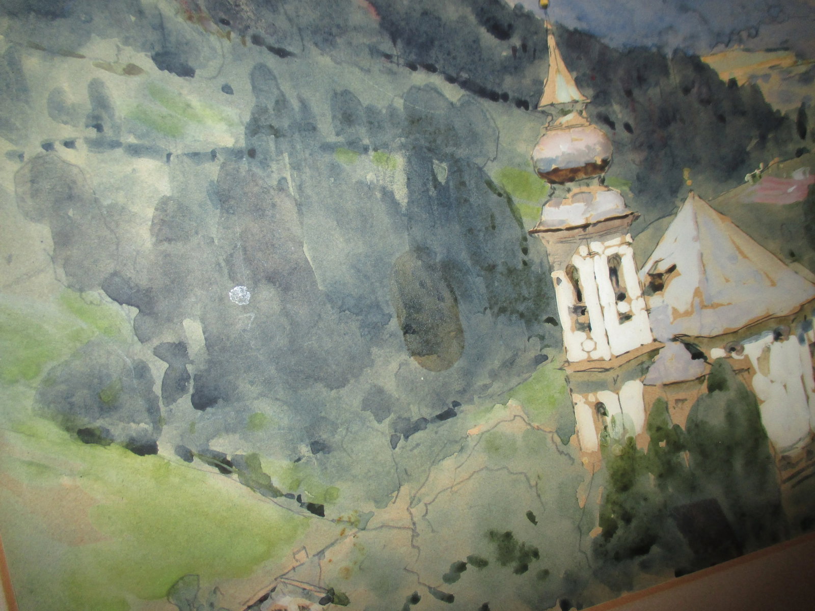 Watercolor of Maria Germ Circa Early 20th Century - 9