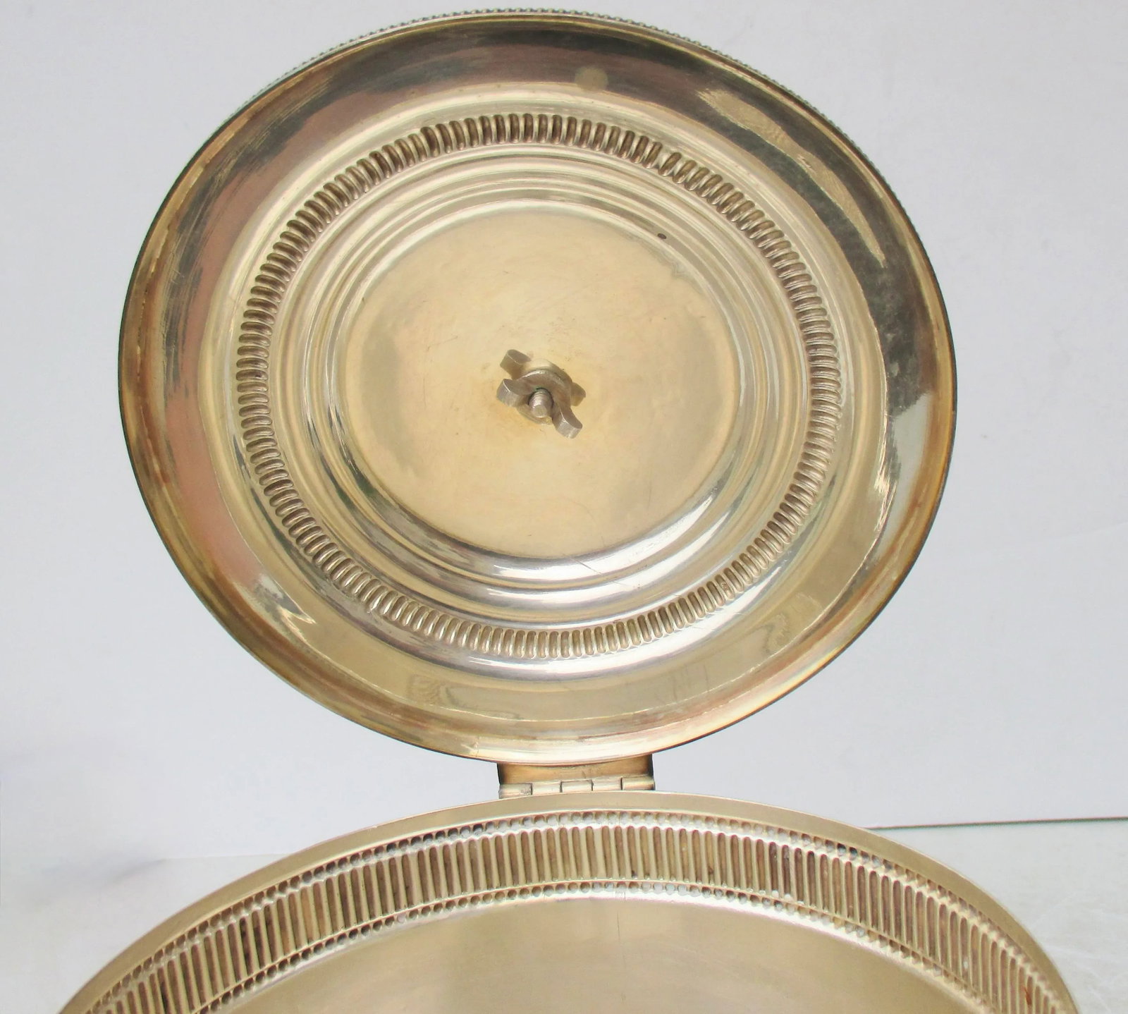 Silver Plate Biscuit Box Circa 1880s' - 8