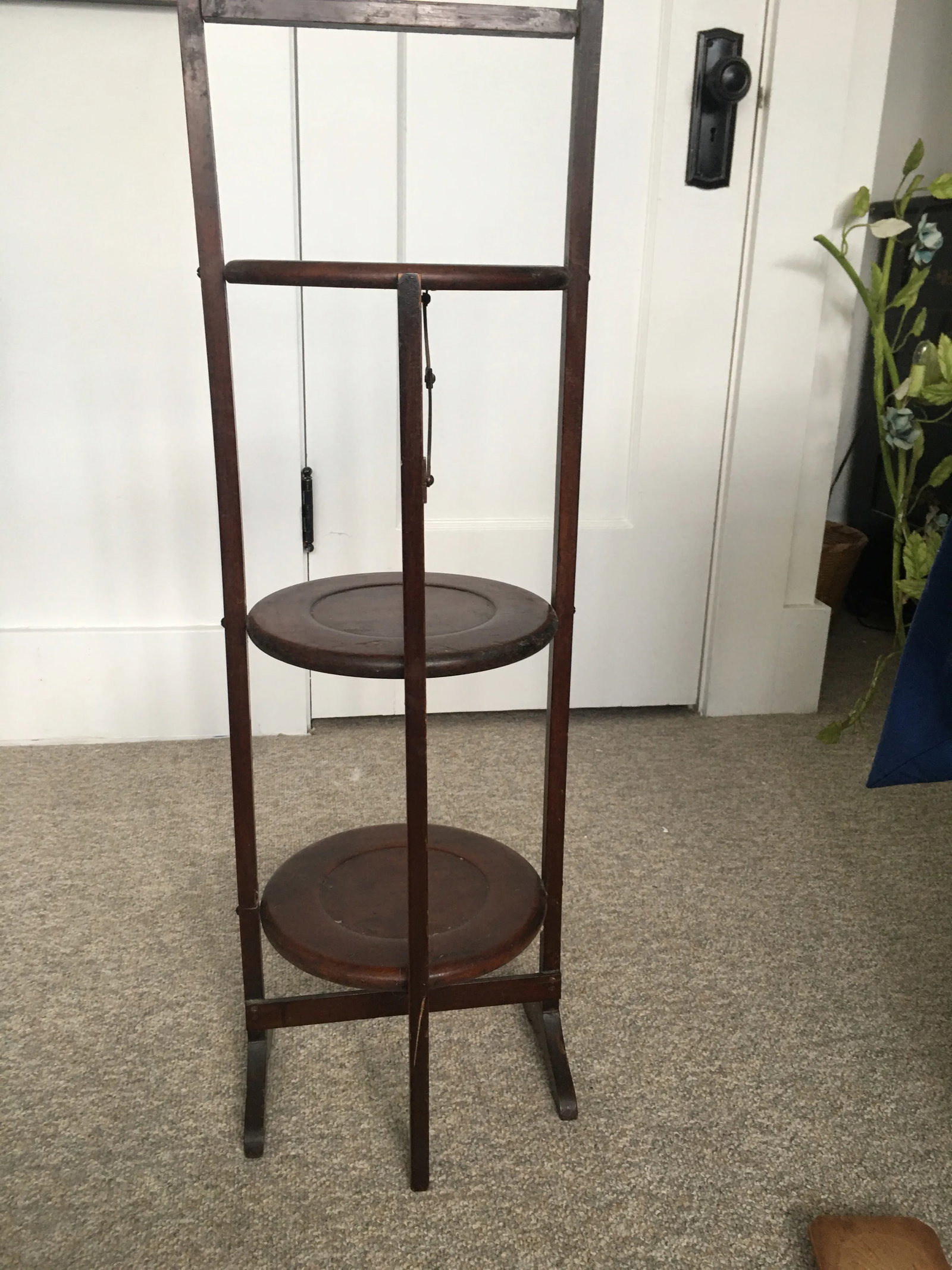19th Century Antique English Mahogany Dessert Table - 4