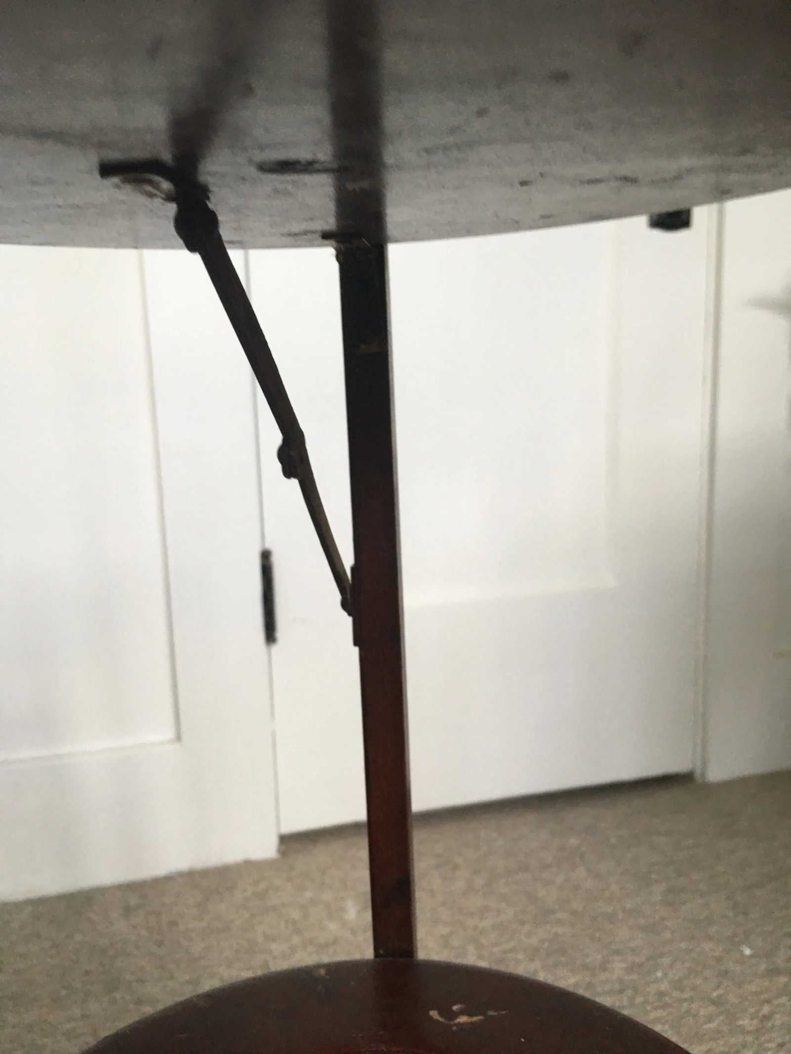 19th Century Antique English Mahogany Dessert Table - 5