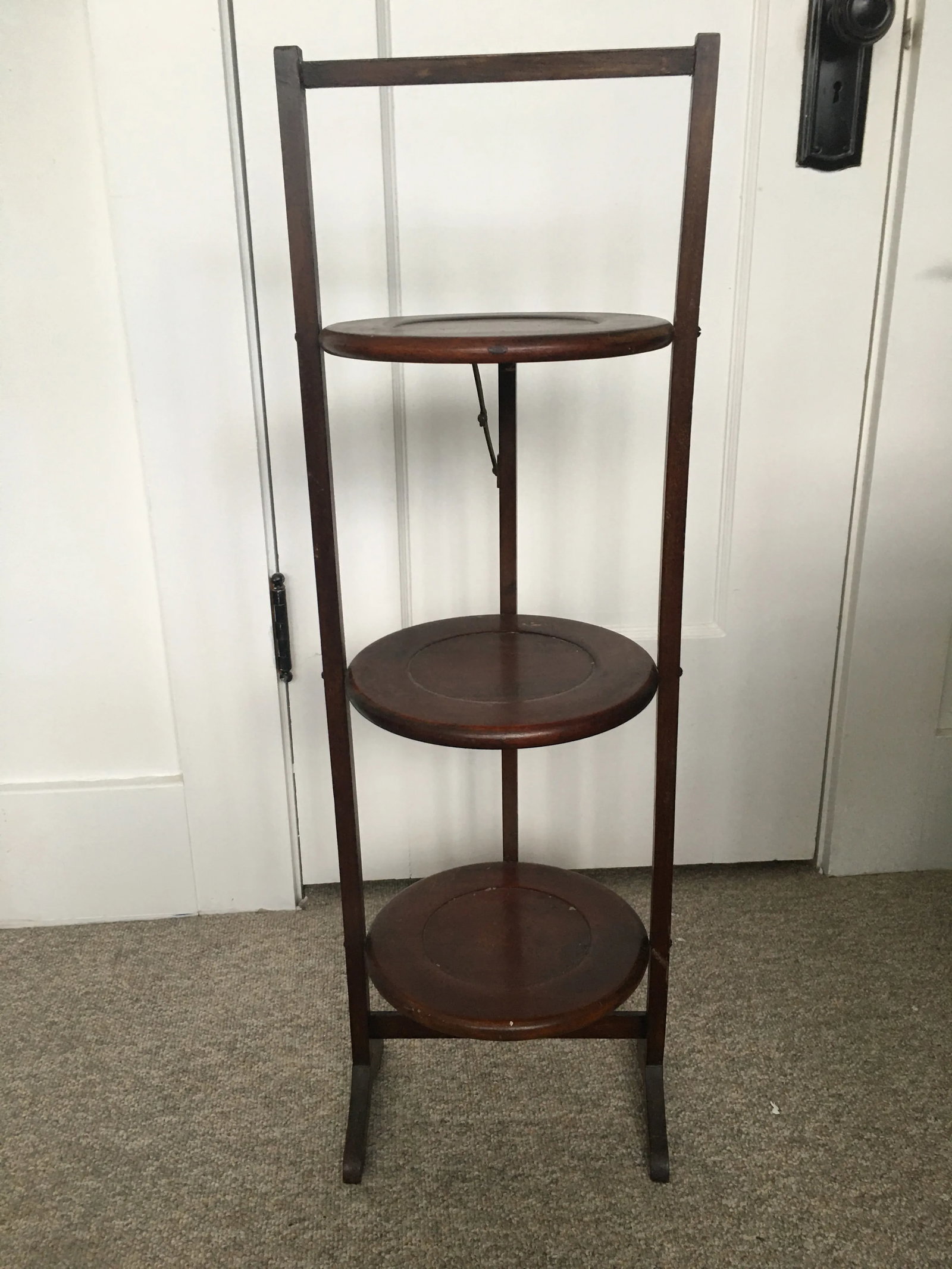 19th Century Antique English Mahogany Dessert Table - 6