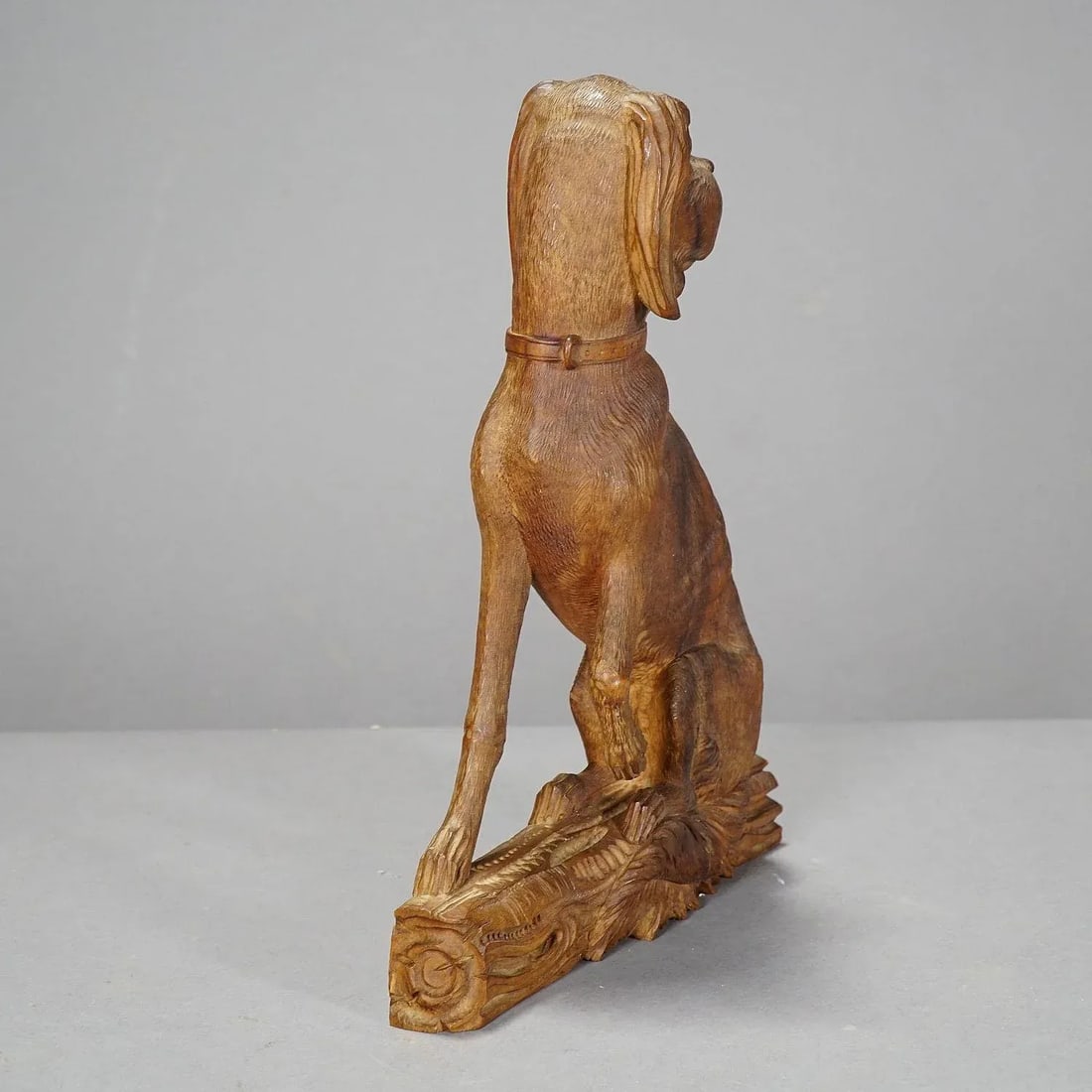 Carved Statue of a Staghound, Circa 1920 - 2