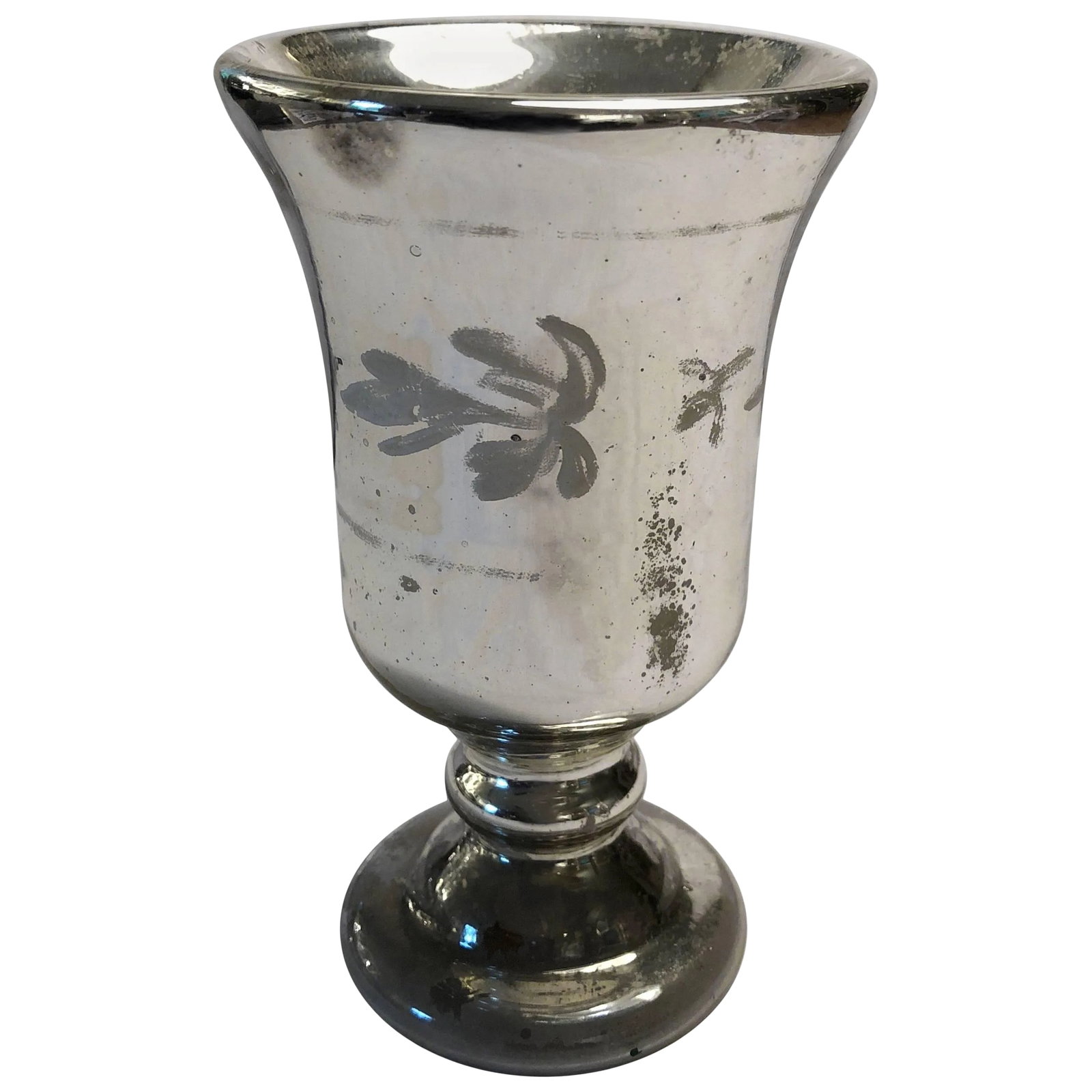 Mercury Glass Footed Cup (1 of 6)