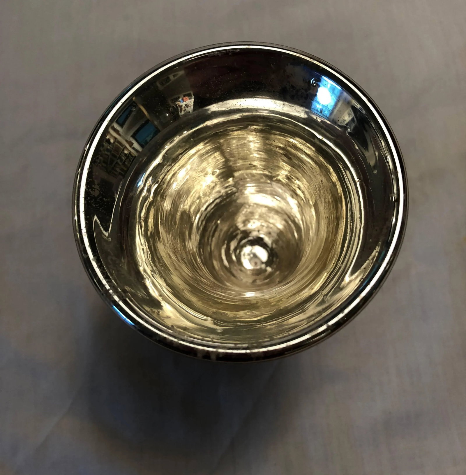 Mercury Glass Footed Cup - 5