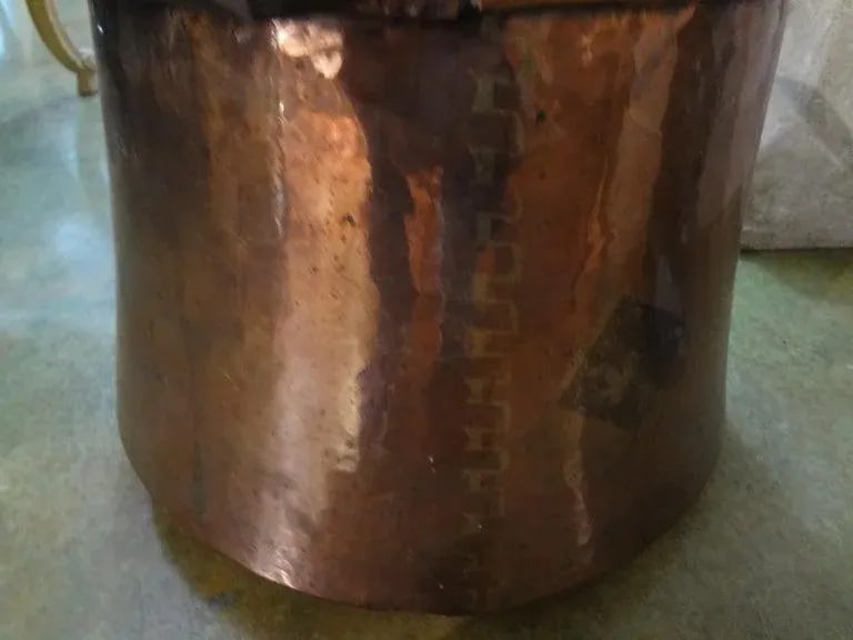 19th Century French Copper Pot With Lid - 7