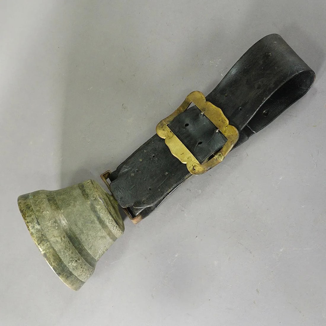 Antique Casted Bronze Cattle Bell Made in Switzerland Ca. 1930 - 2
