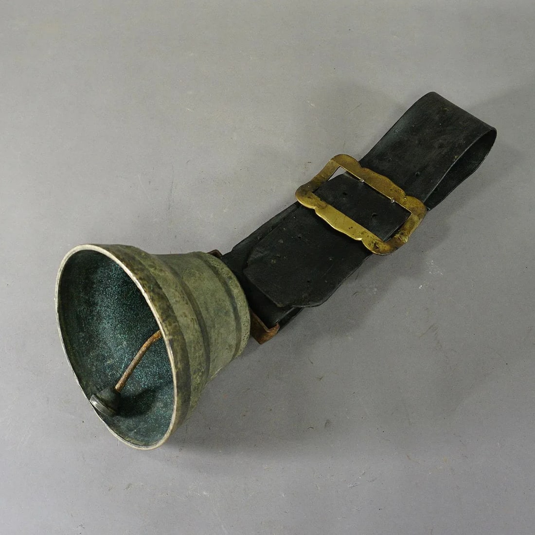 Antique Casted Bronze Cattle Bell Made in Switzerland Ca. 1930 - 3