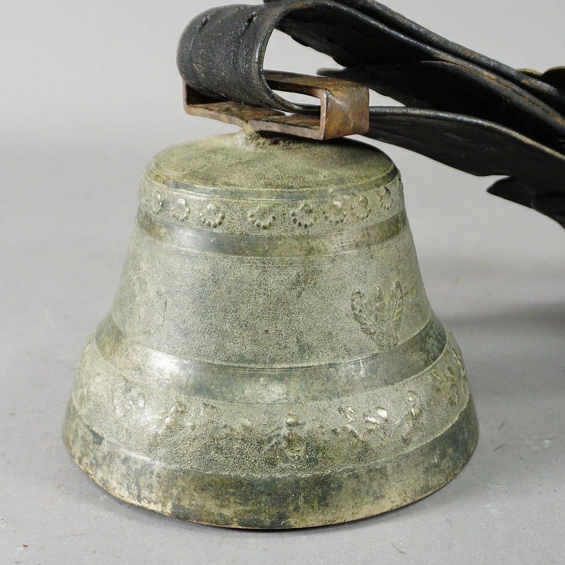 Antique Casted Bronze Cattle Bell Made in Switzerland Ca. 1930 - 5