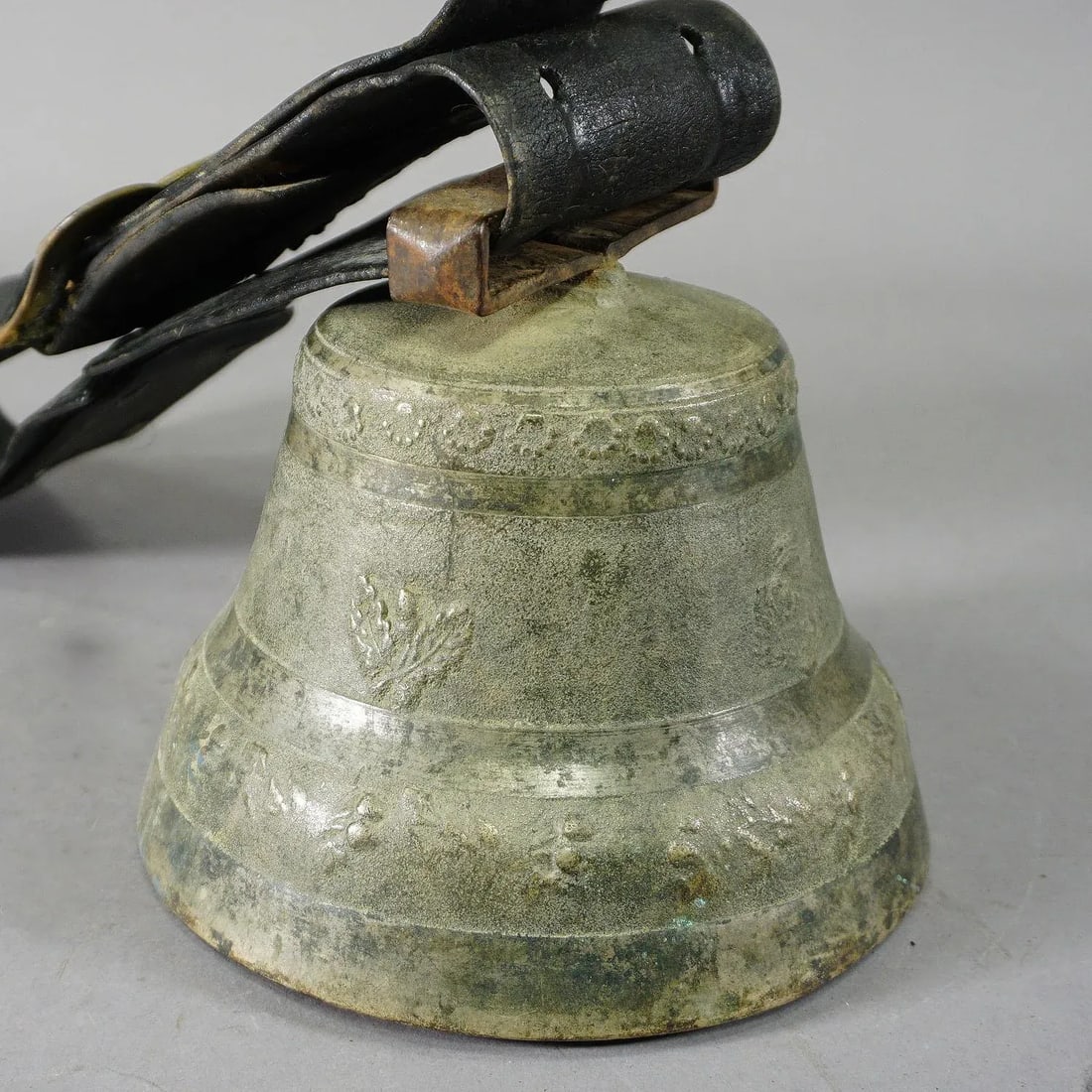 Antique Casted Bronze Cattle Bell Made in Switzerland Ca. 1930 - 6