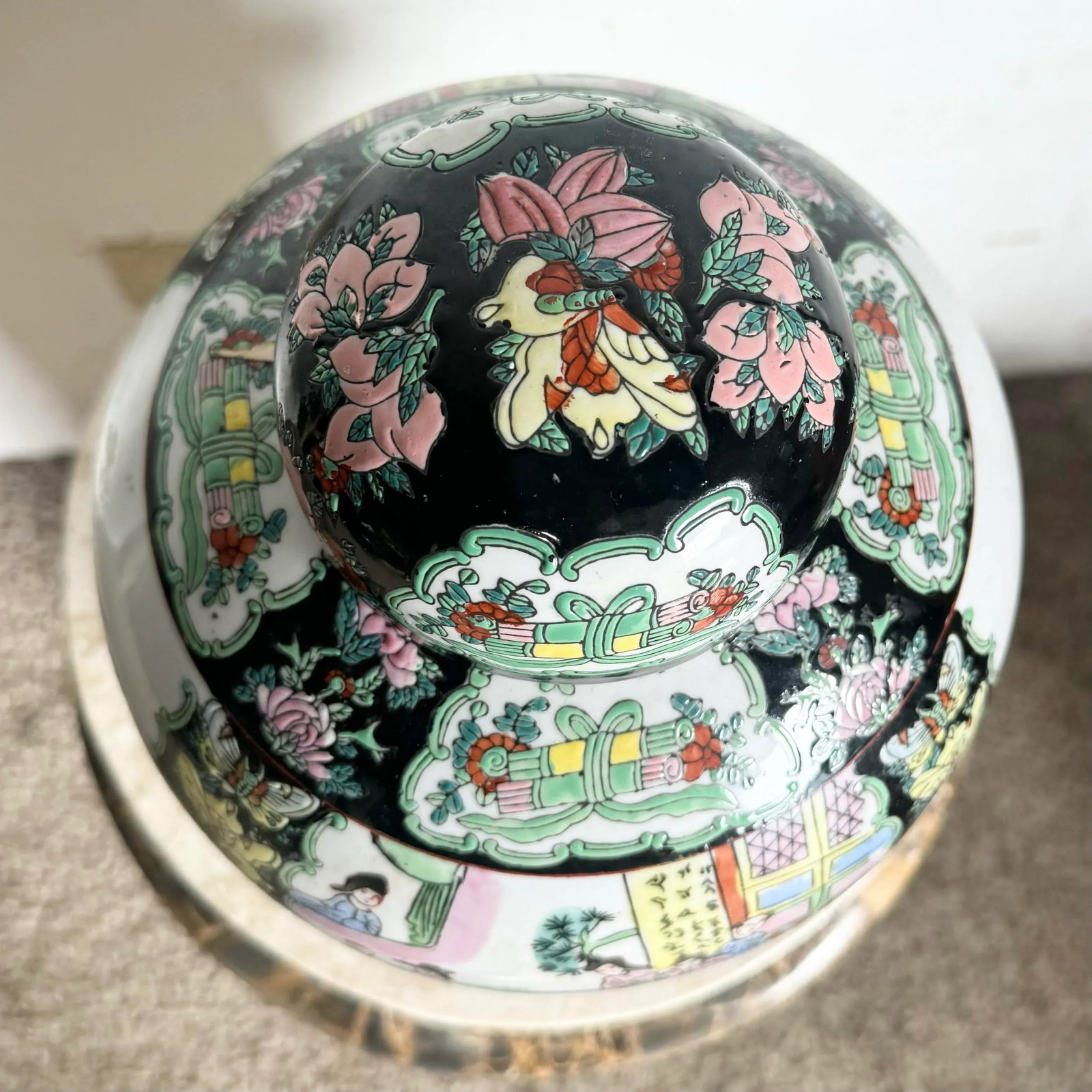 Vintage Chinese Porcelain Ginger Jar - 3
