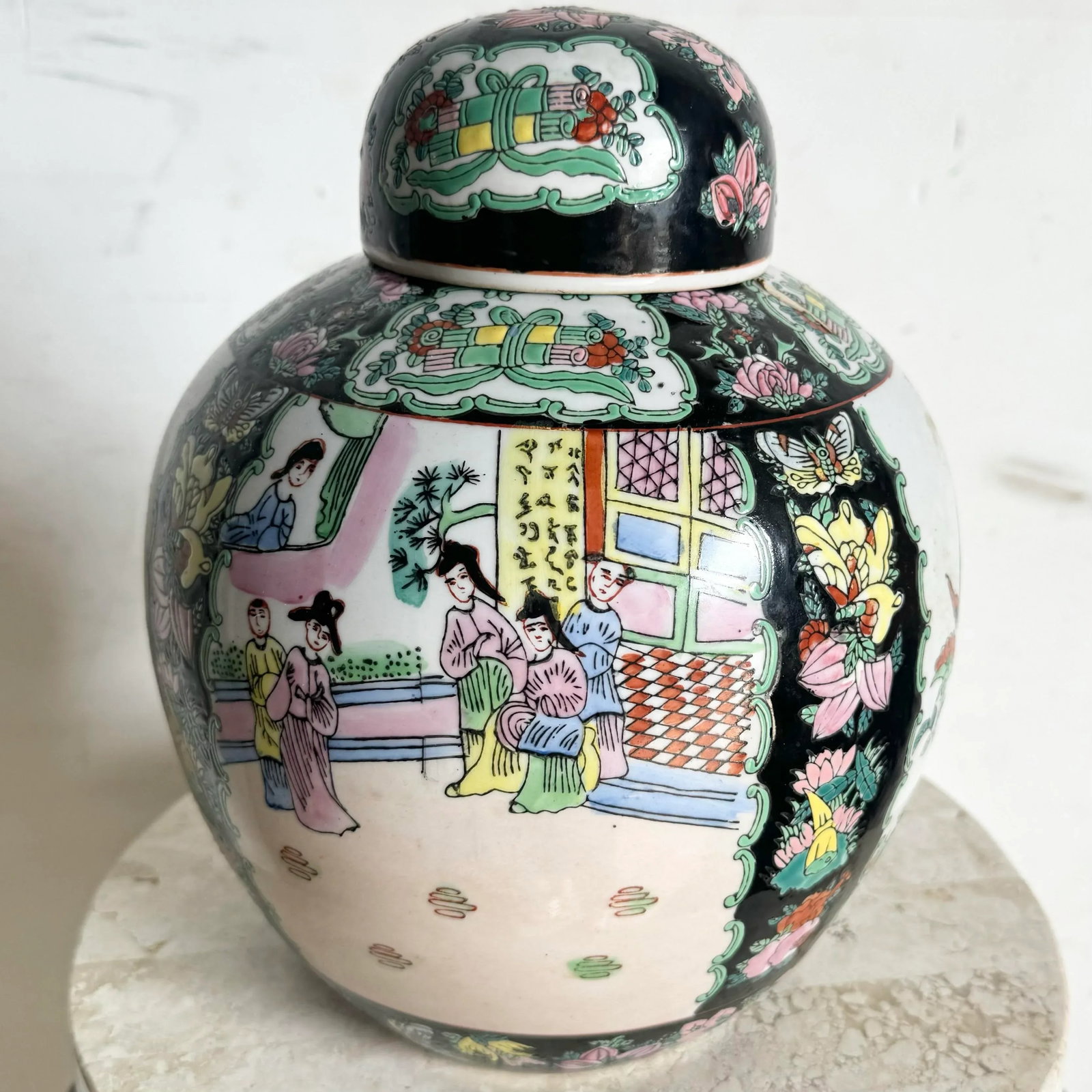Vintage Chinese Porcelain Ginger Jar - 6