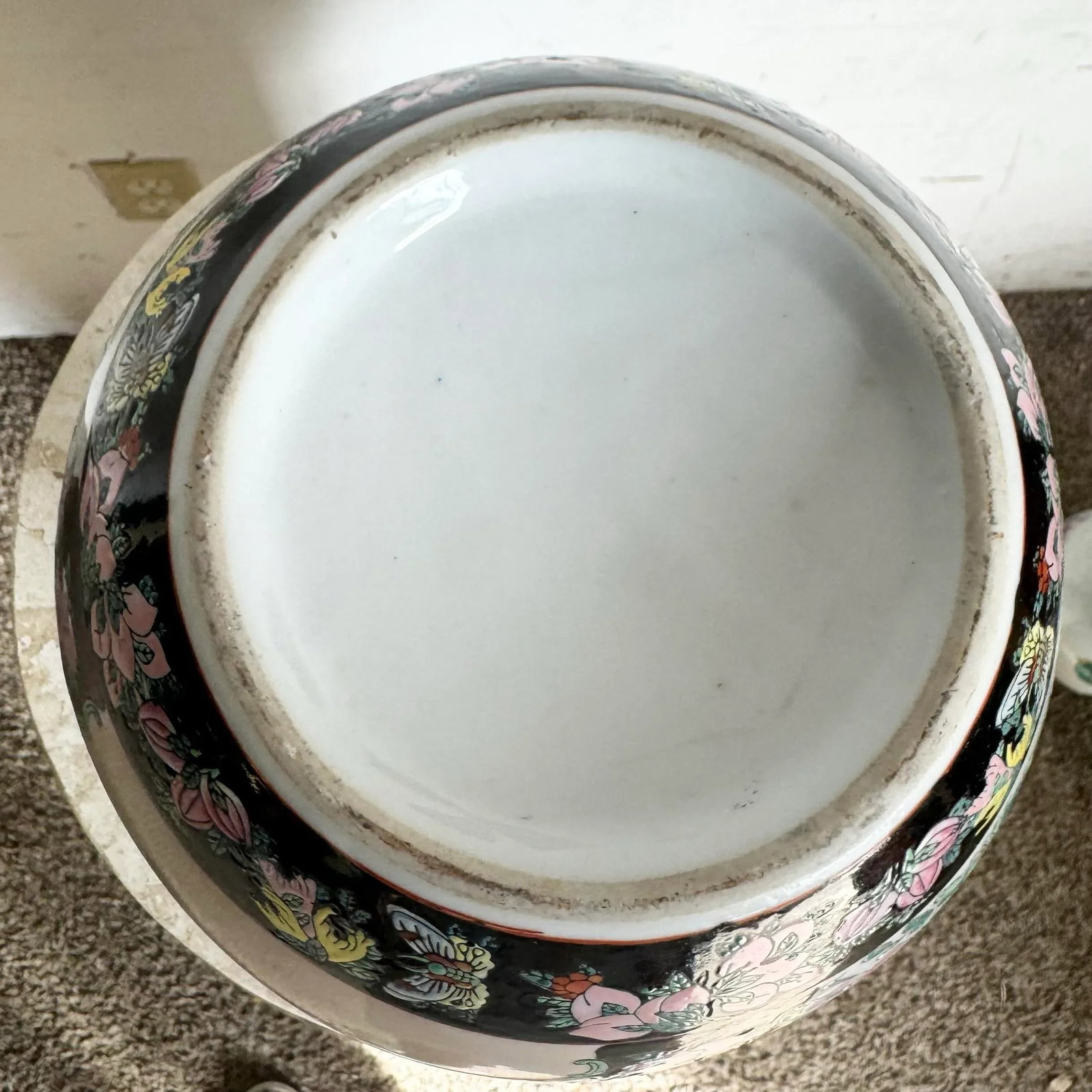 Vintage Chinese Porcelain Ginger Jar - 7