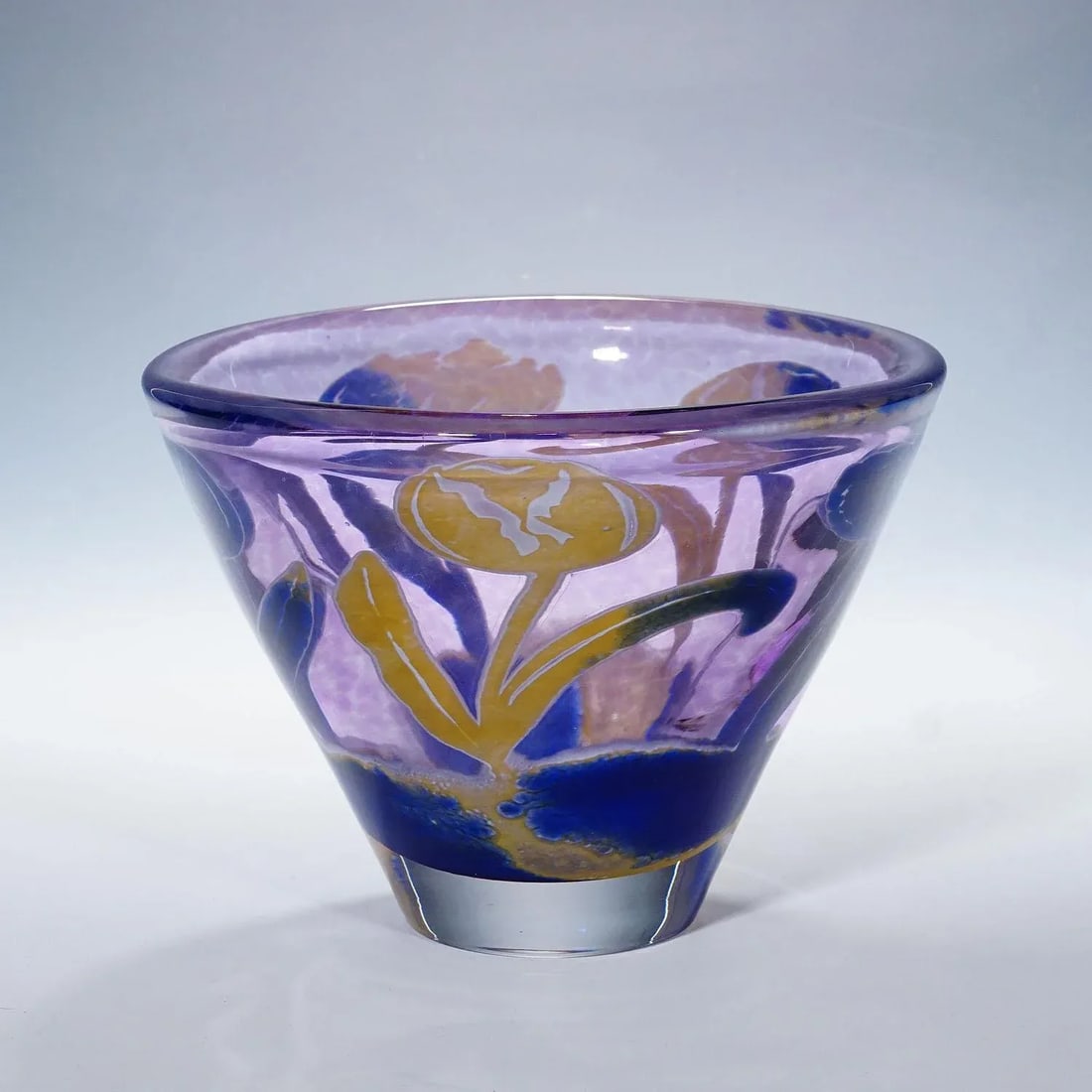 Vintage Art Glass Bowl 'Tulpan' by Astrid Gate 2006 - 3
